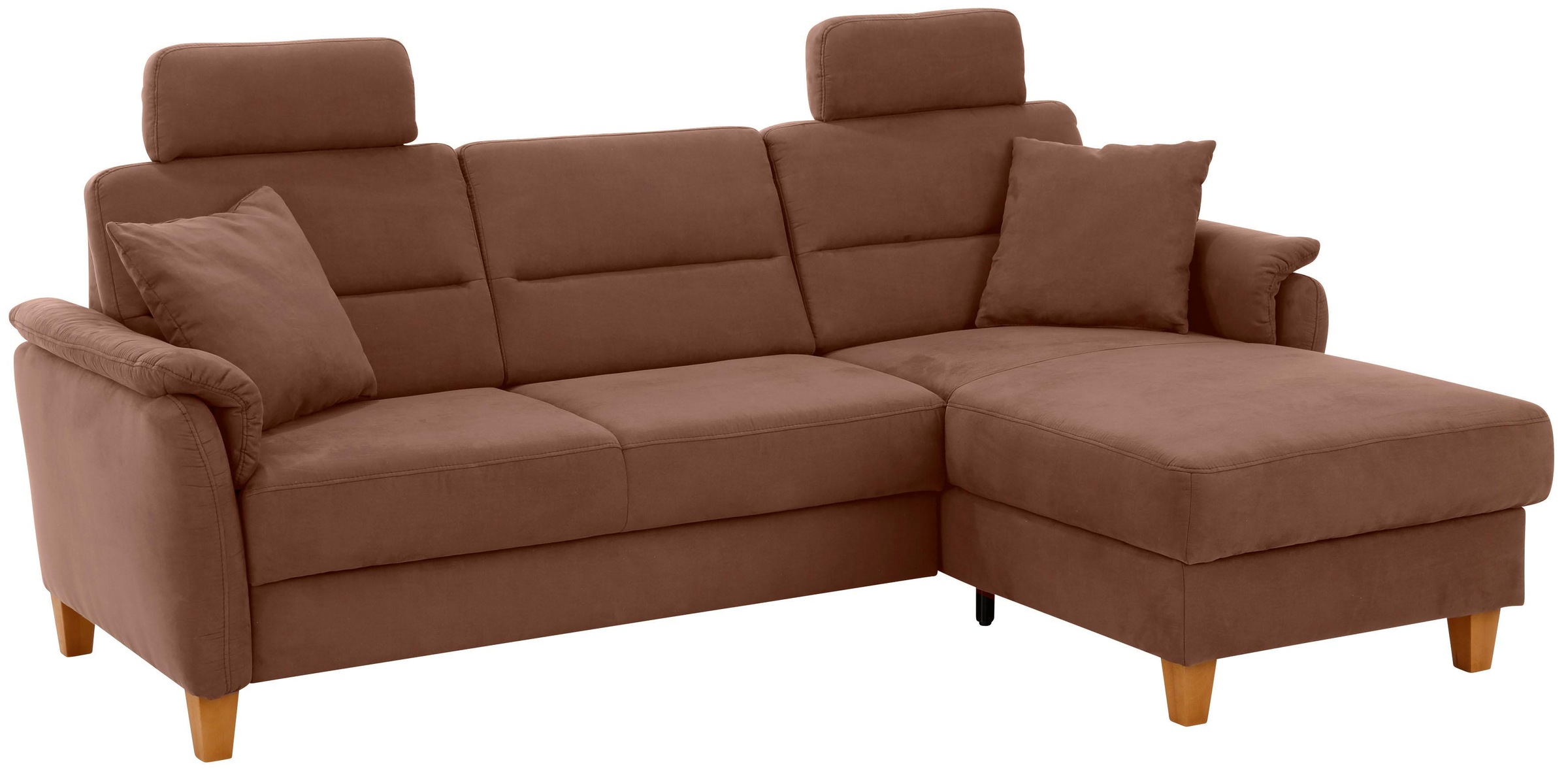 Home affaire Ecksofa »Palmera L-Form, B: 244 cm«, optional Bettfunktion & Bettkasten, Federkern
