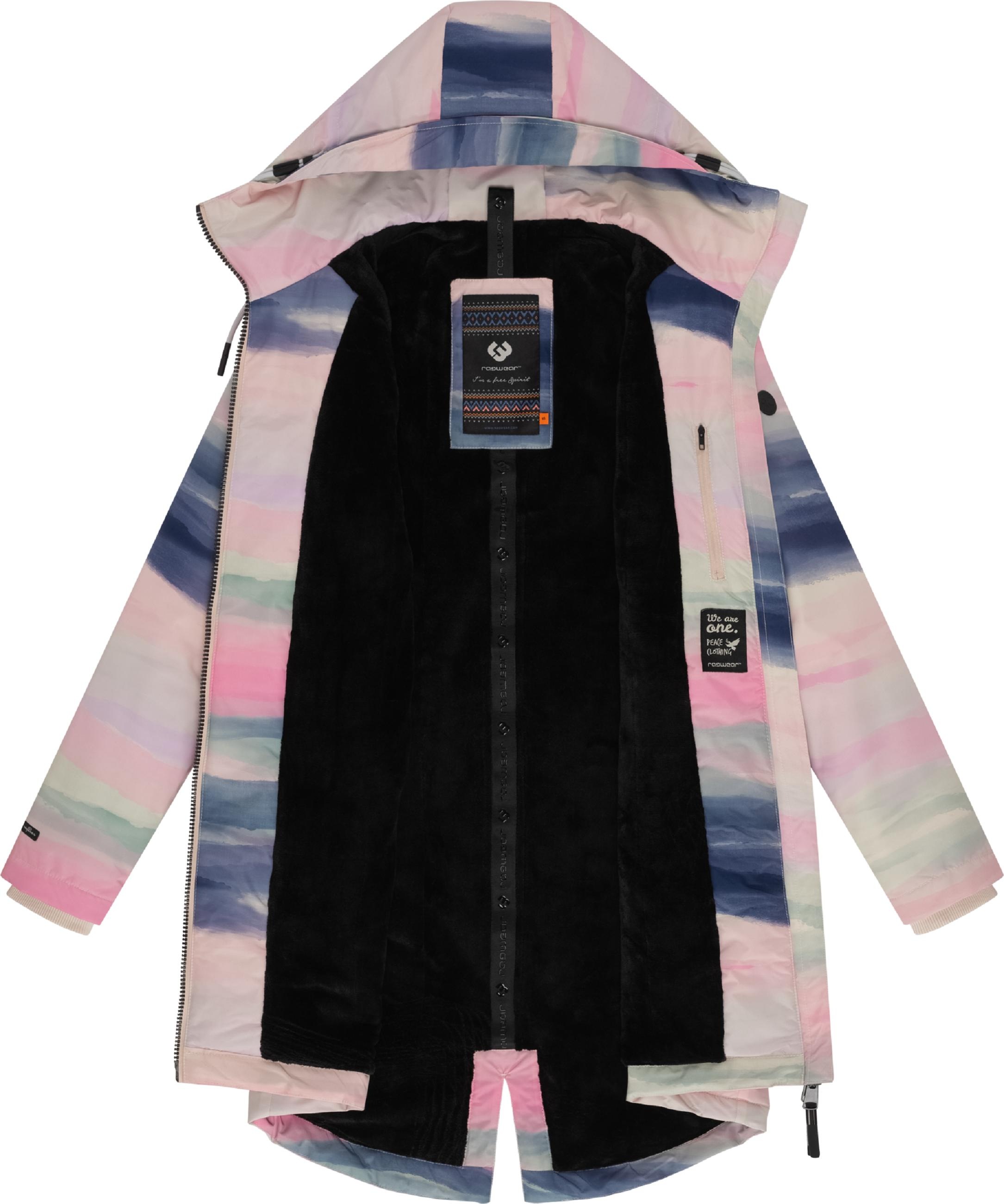 Ragwear Wintermantel »Wintermantel Holstic Print«