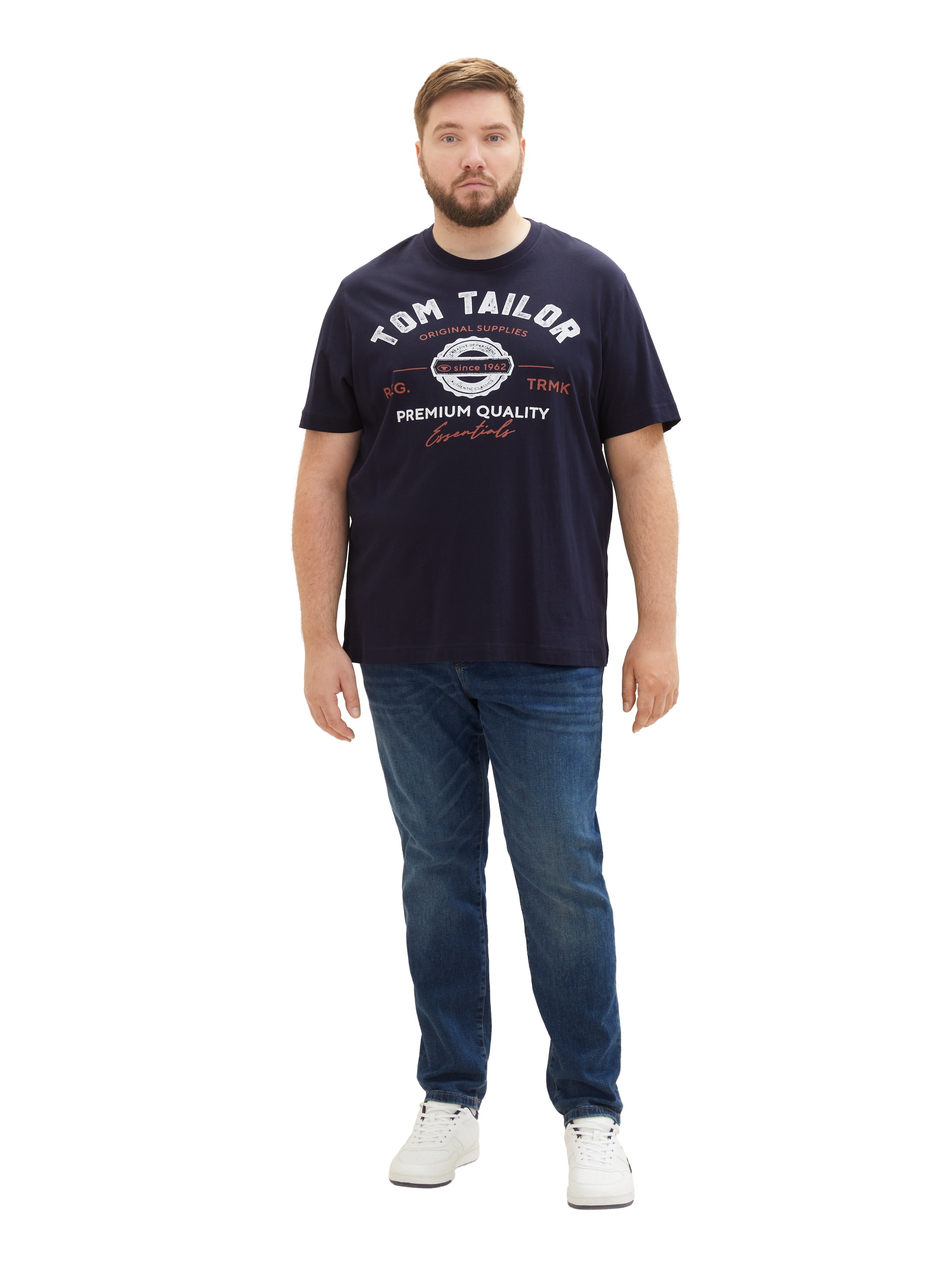 TOM TAILOR PLUS T-Shirt mit Logo-Print