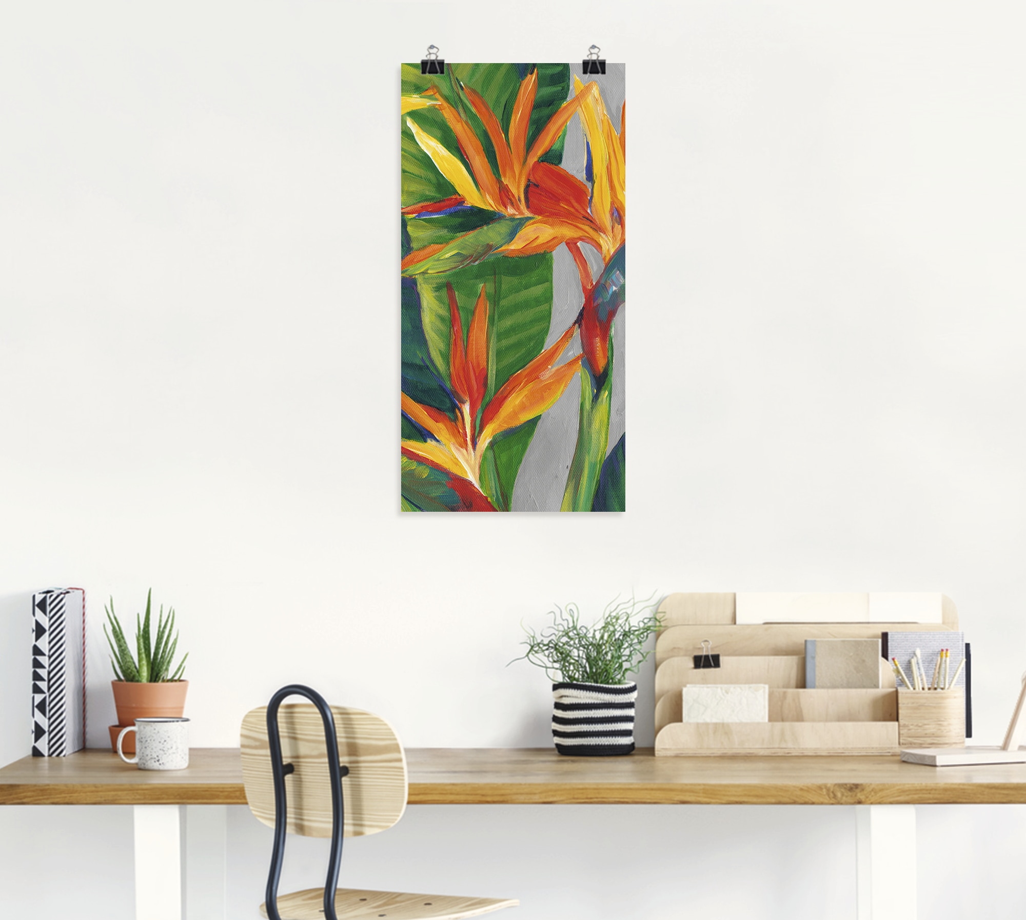 Artland Wandbild »Paradiesvogel II«, Pflanzen, (1 St.), als Alubild, Outdoorbild, Leinwandbild, Poster in verschied. Größen