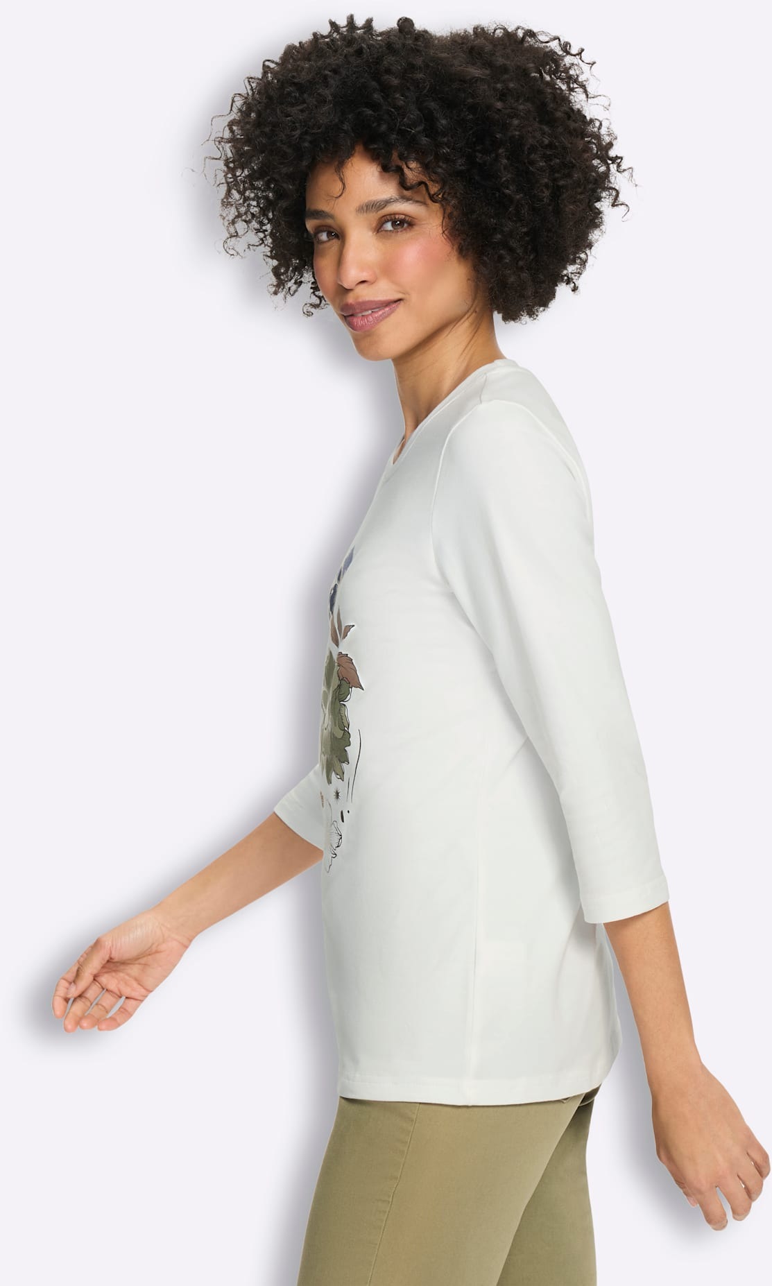 heine 3/4-Arm-Shirt »Druck-Shirt« 1