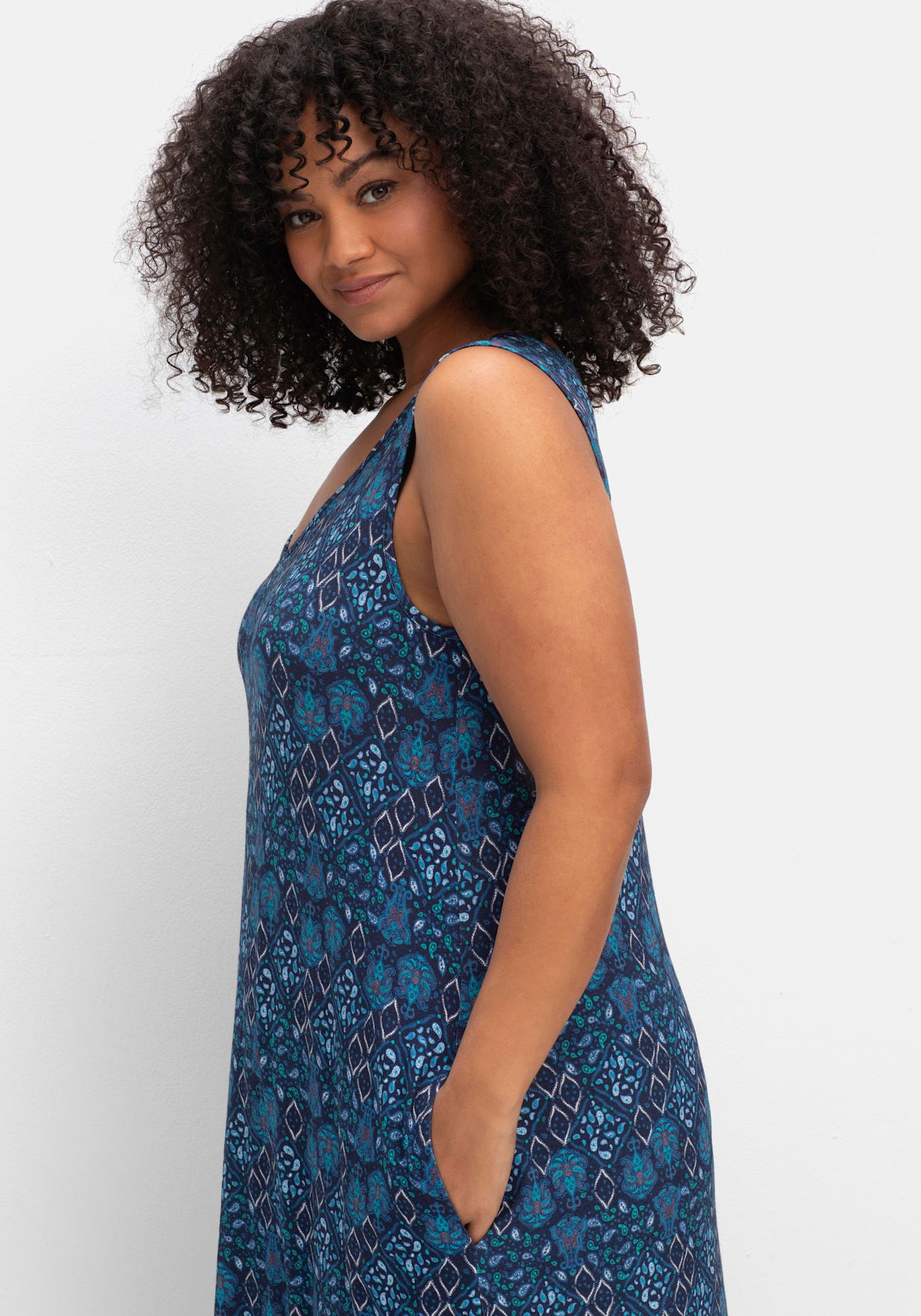 Sheego Jerseykleid »Jerseykleid«