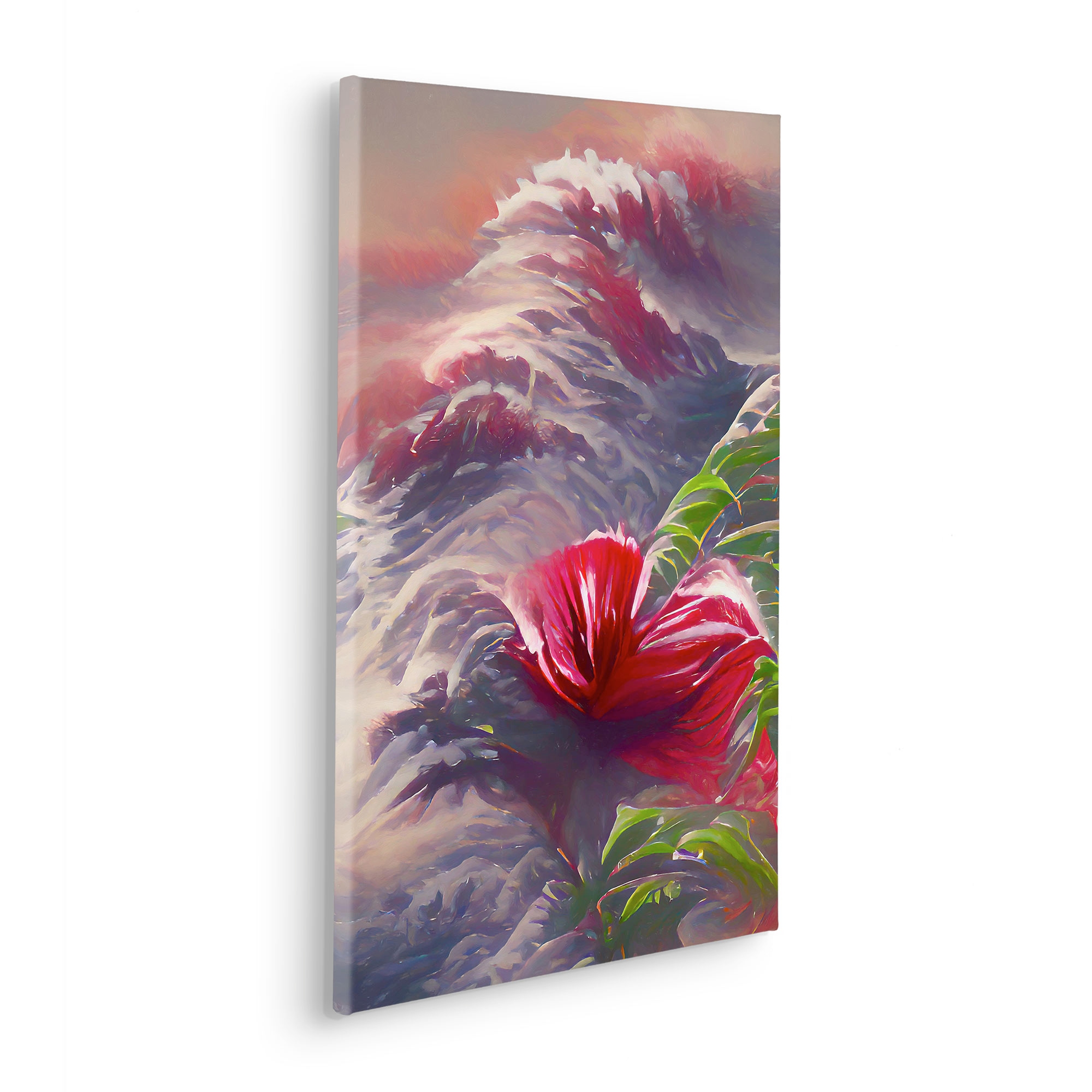 Komar Leinwandbild »Blossom Wave - Größe 40 x 60 cm«, Natur, (1 St.), Keilrahmenbild mi Echtholzrahmen