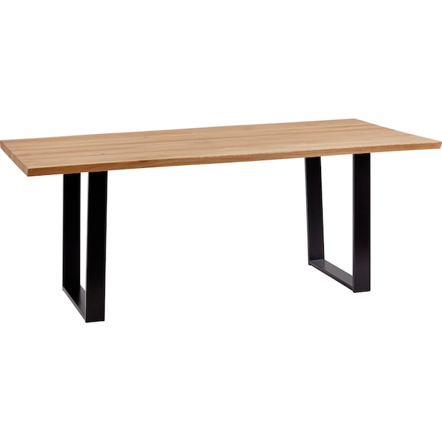 SCHÖSSWENDER Baumkantentisch »Oviedo 4«, FSC®-zertifiziertes  Massivholztischplatte mit Baumkante kaufen bei OTTO