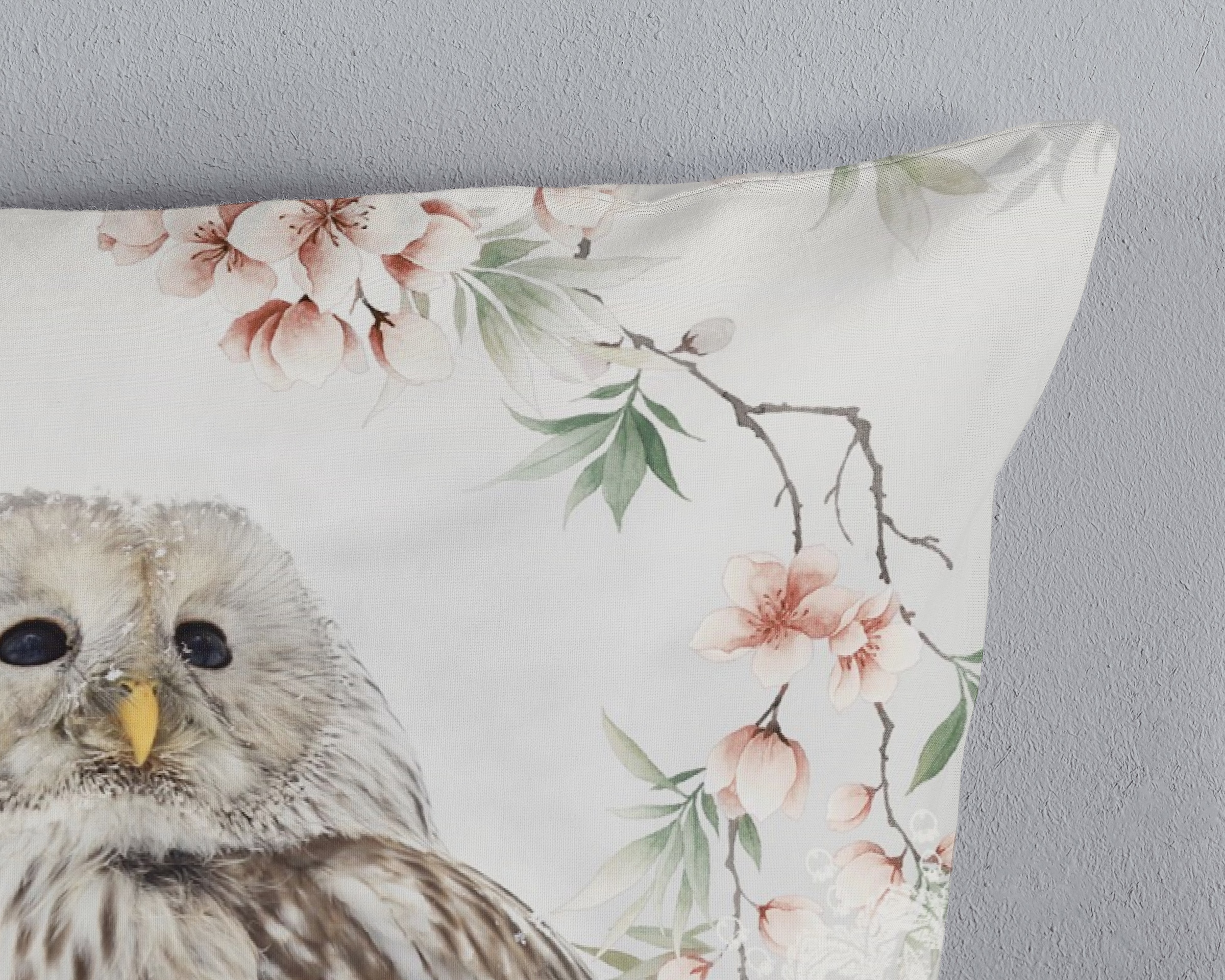 hip Wendebettwäsche »Omaira«, Flanell, Biber, Baumwolle, Warm, Wendeoptik, Mandala, Eule, Minzgrün