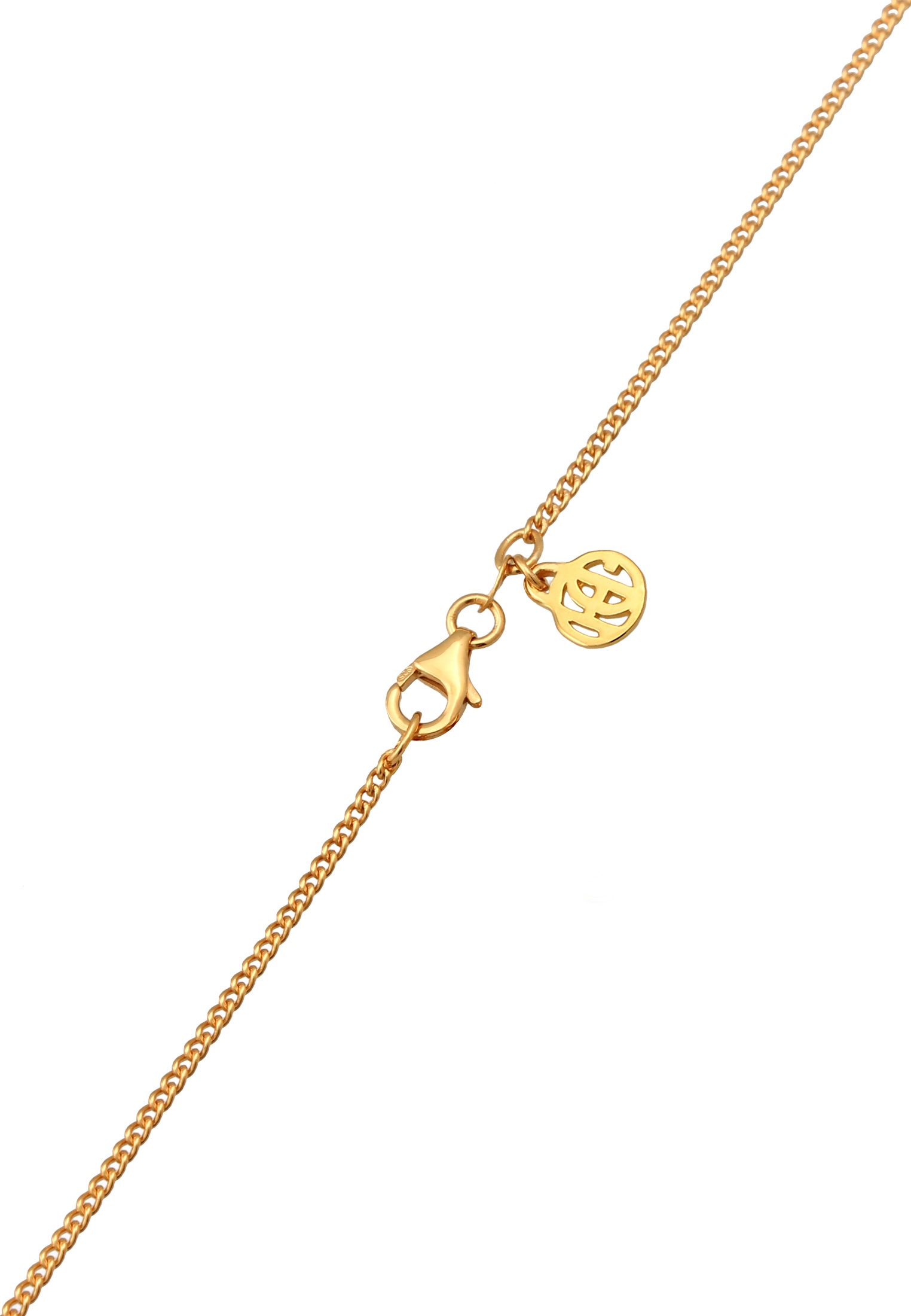 HAZE & GLORY Kette mit Anhänger »Halskette Münze Evil Eye - Sun 925 Silber«