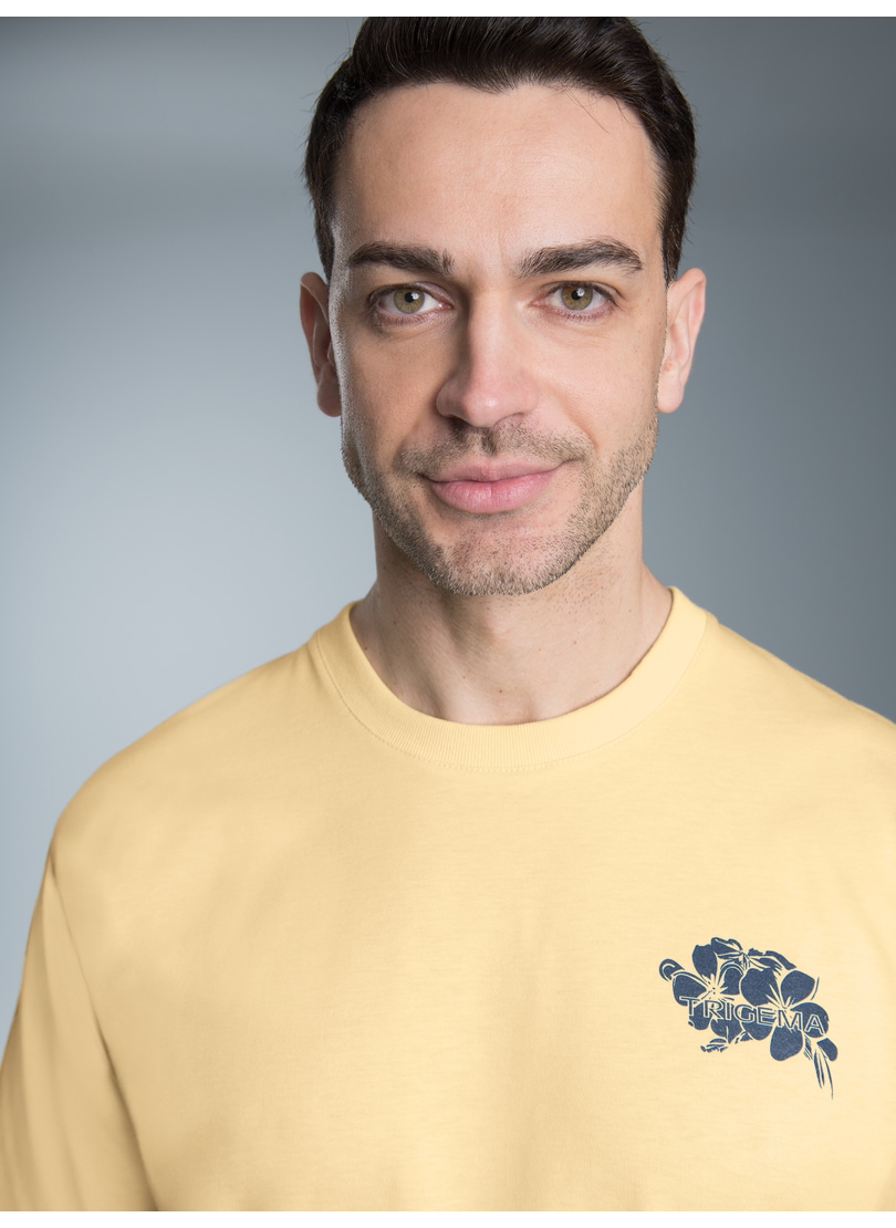 Trigema T-Shirt »TRIGEMA T-Shirt mit großem Backprint«, (1 tlg.)