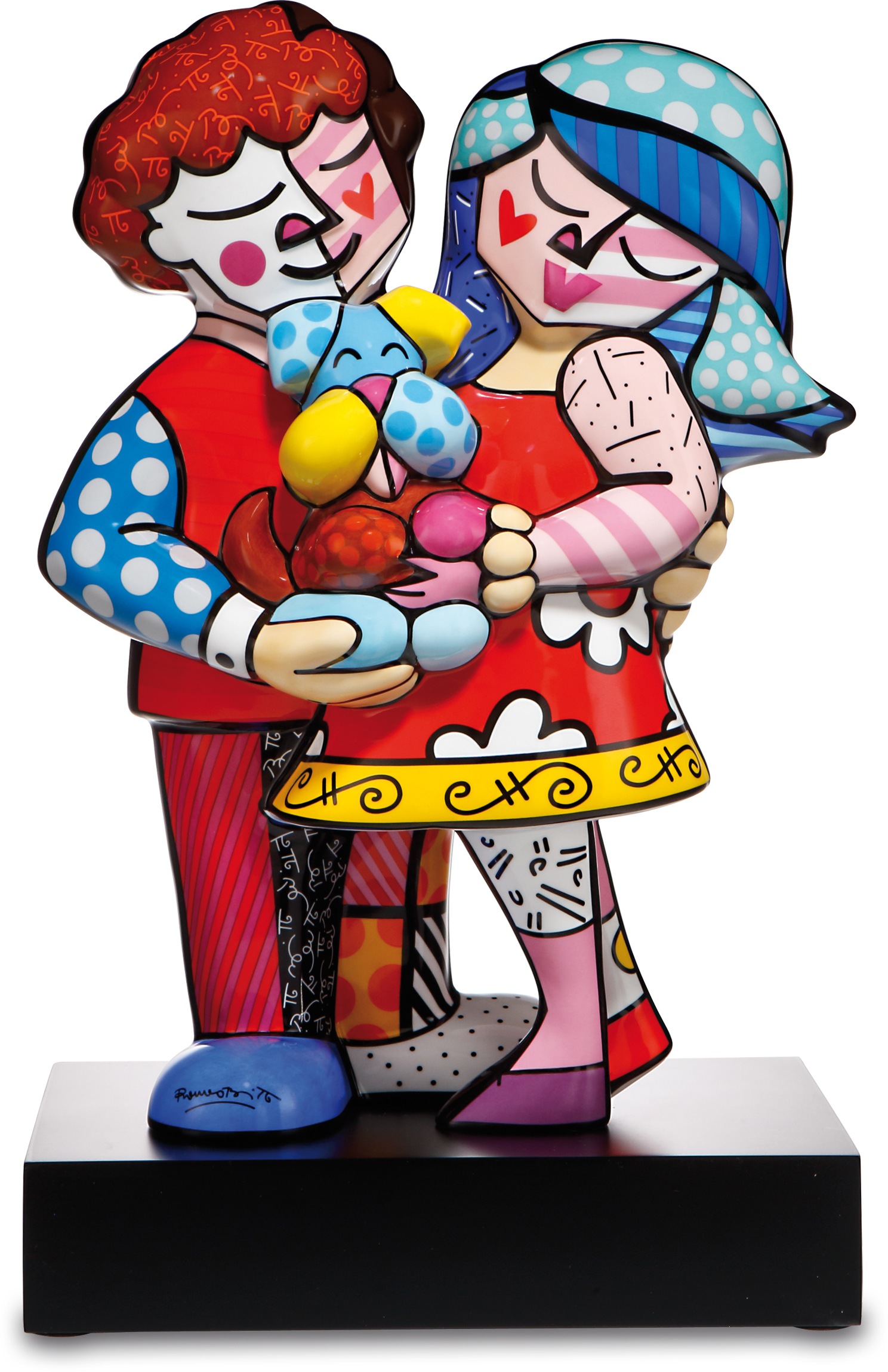 Sammelfigur »Figur Romero Britto - "Pet's Love"«