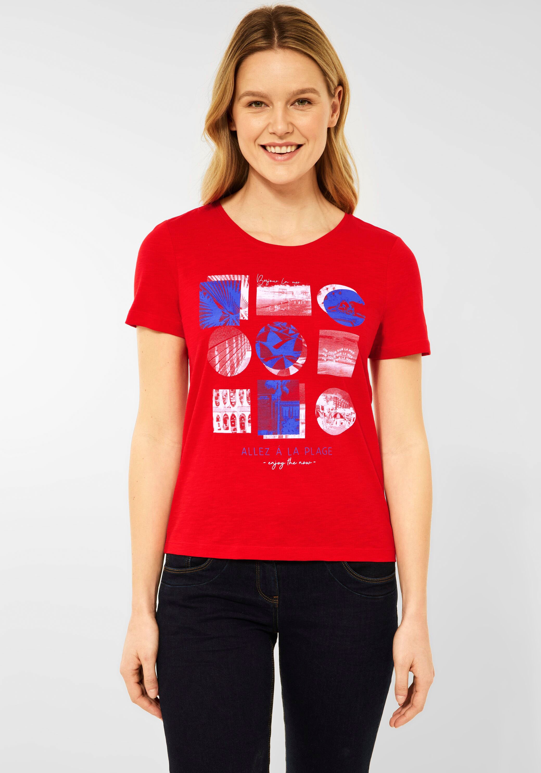 Cecil Kurzarmshirt, mit Fotoprint