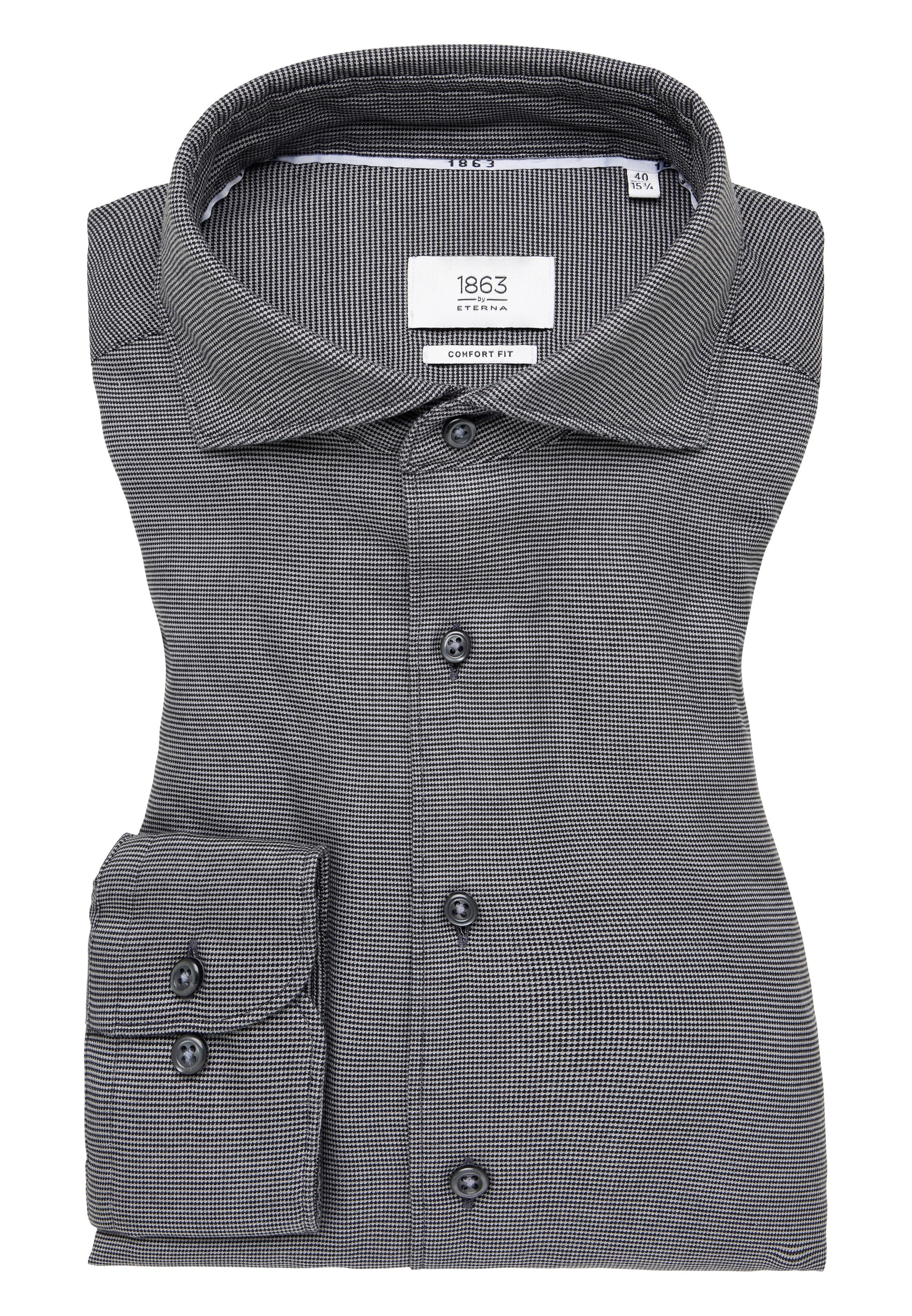 Eterna Langarmhemd »COMFORT FIT«, EASY IRON (bügelleicht)
