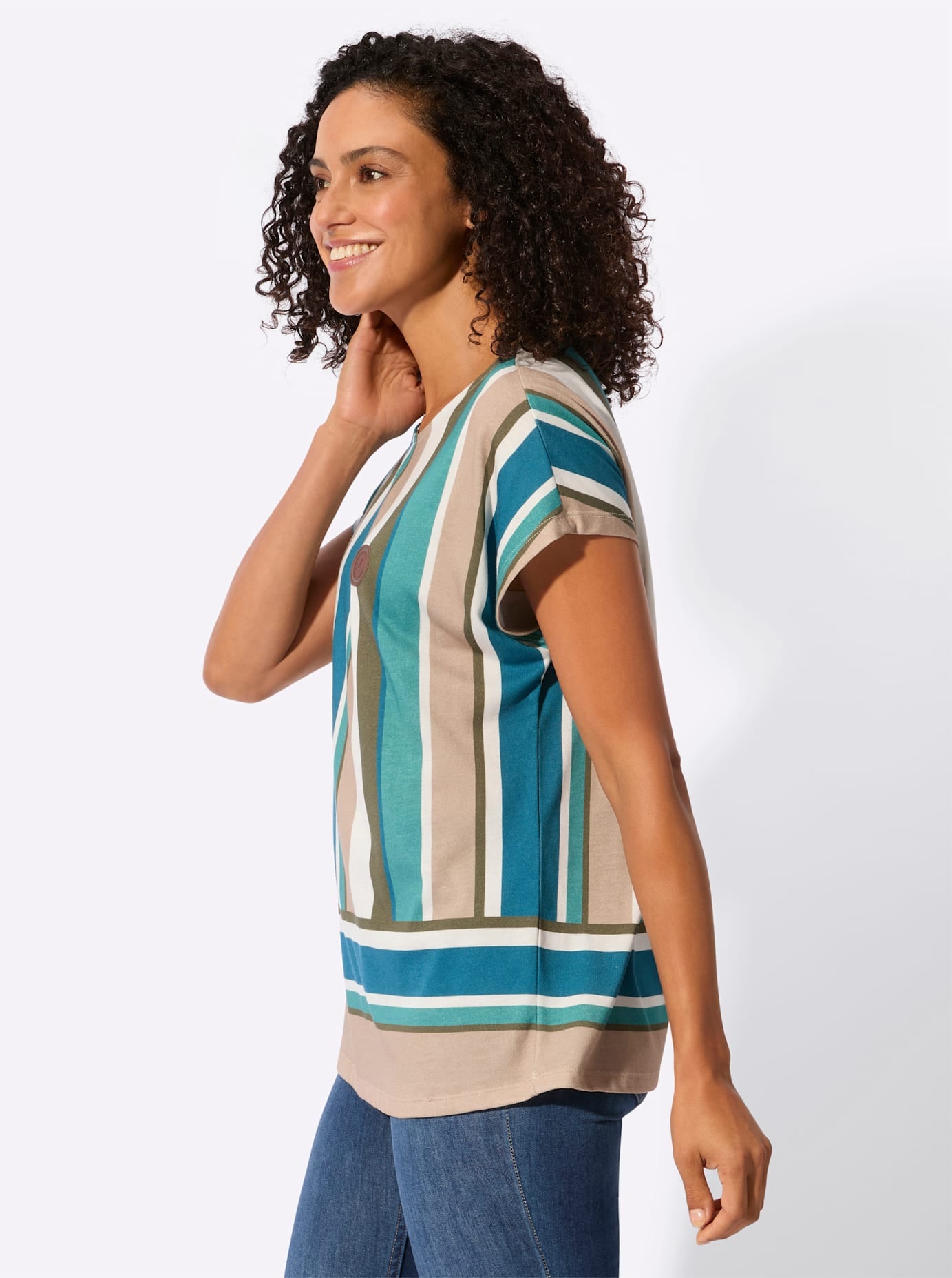 Casual Looks Rundhalsshirt »Rundhals-Shirt« 1 tlg.