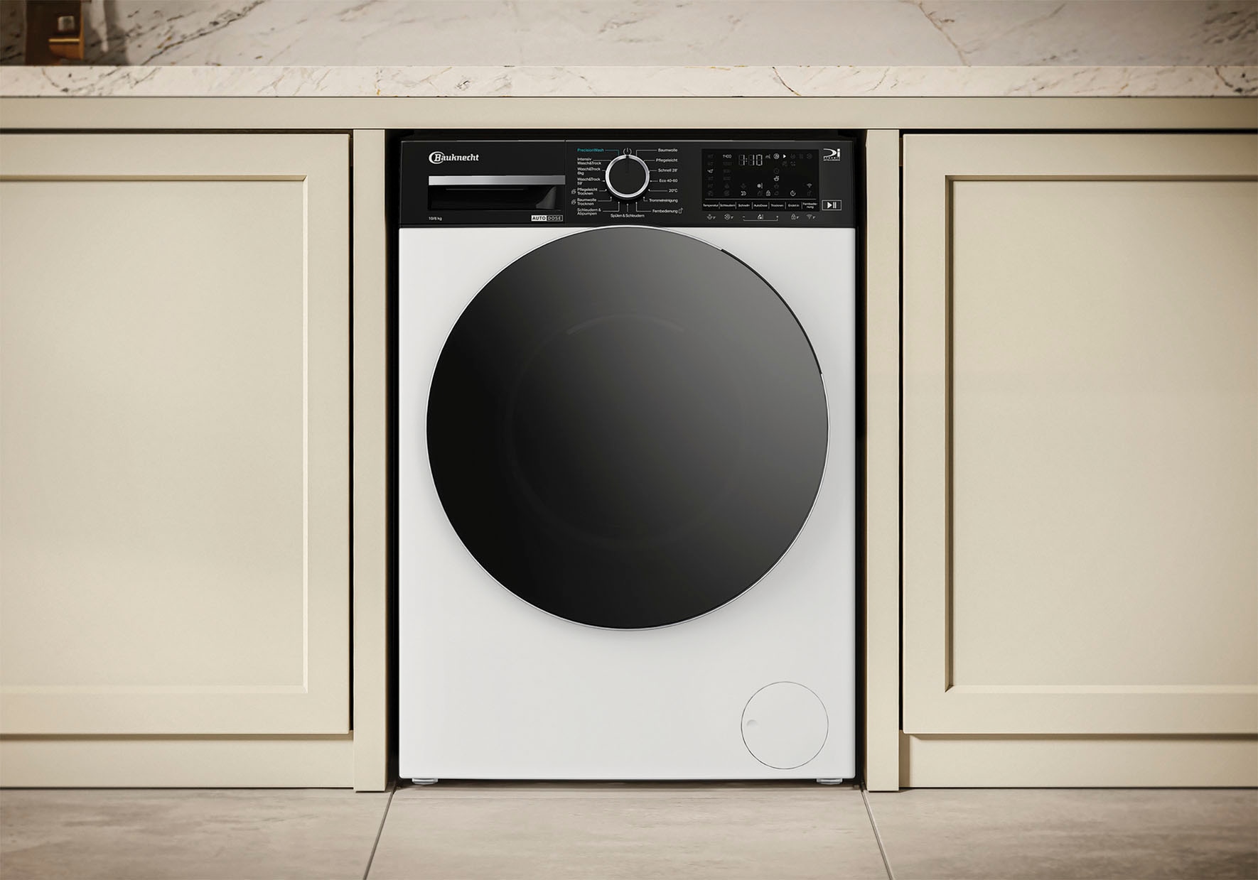 BAUKNECHT Waschtrockner »BWT 106A3C BC« 10 kg /7 kg 76 dB(A) HomeWhiz – Smarte Vernetzung für mehr
Komfort