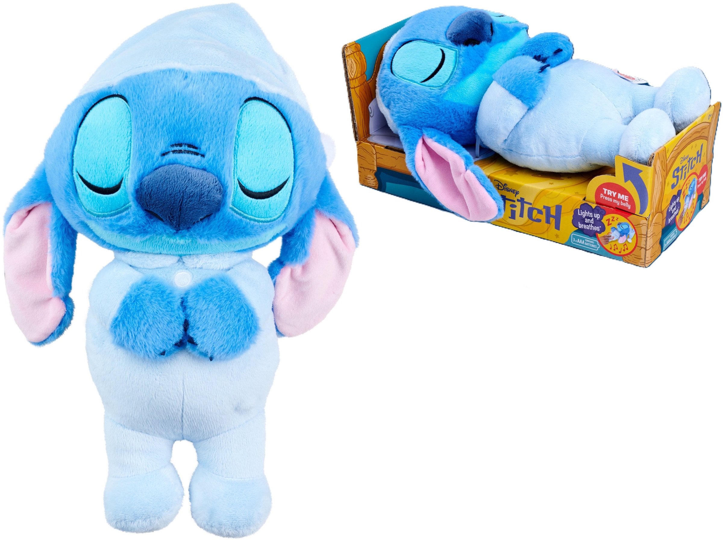 SIMBA Plüschfigur »Disney Schlafender Stitch, 31 cm«