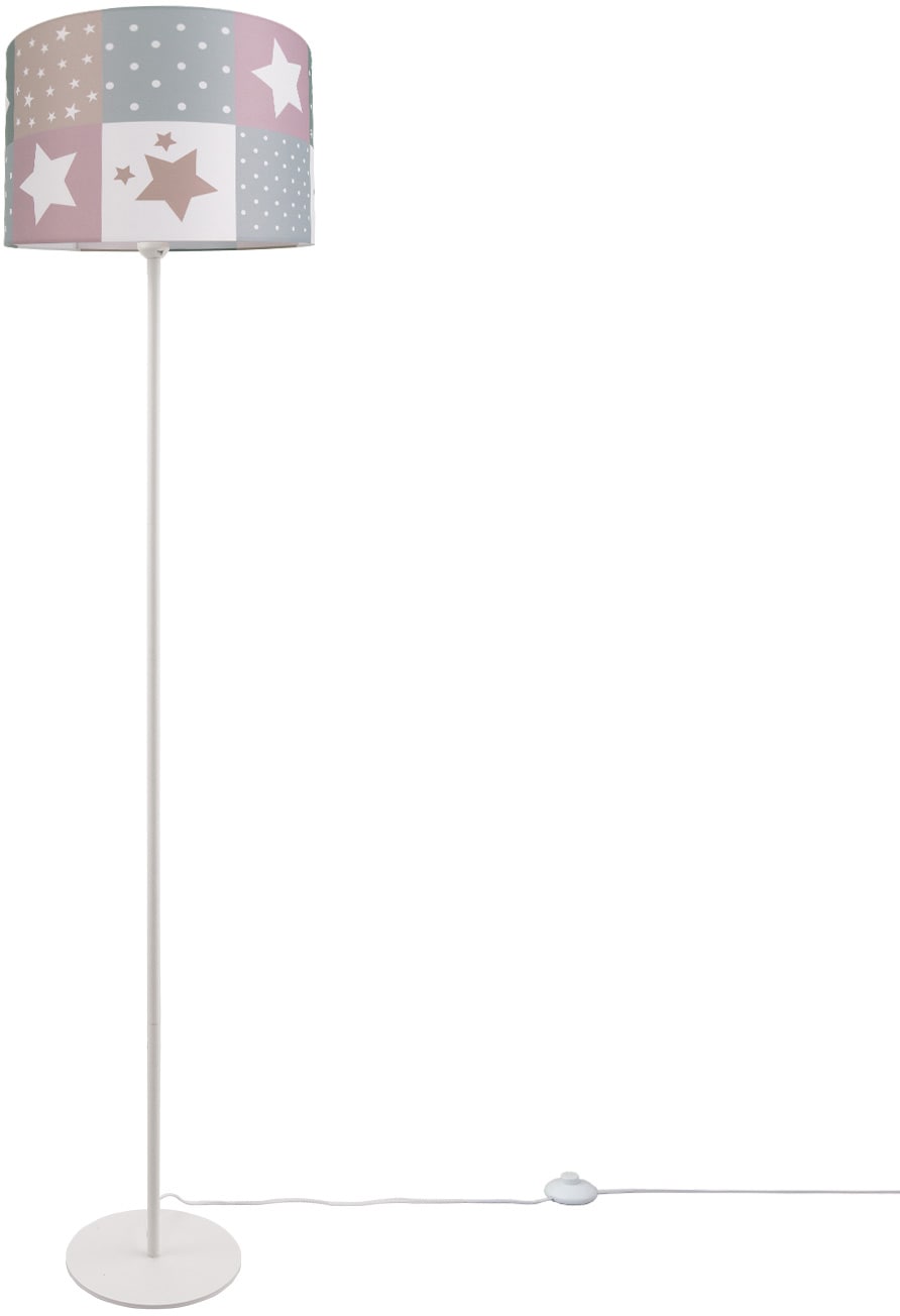 Paco Home Stehlampe »Cosmo 345«, 1 flammig, Leuchtmittel E27 | ohne Leuchtmittel, Kinderlampe LED Kinderzimmer Lampe Sternen Motiv, Stehleuchte E27