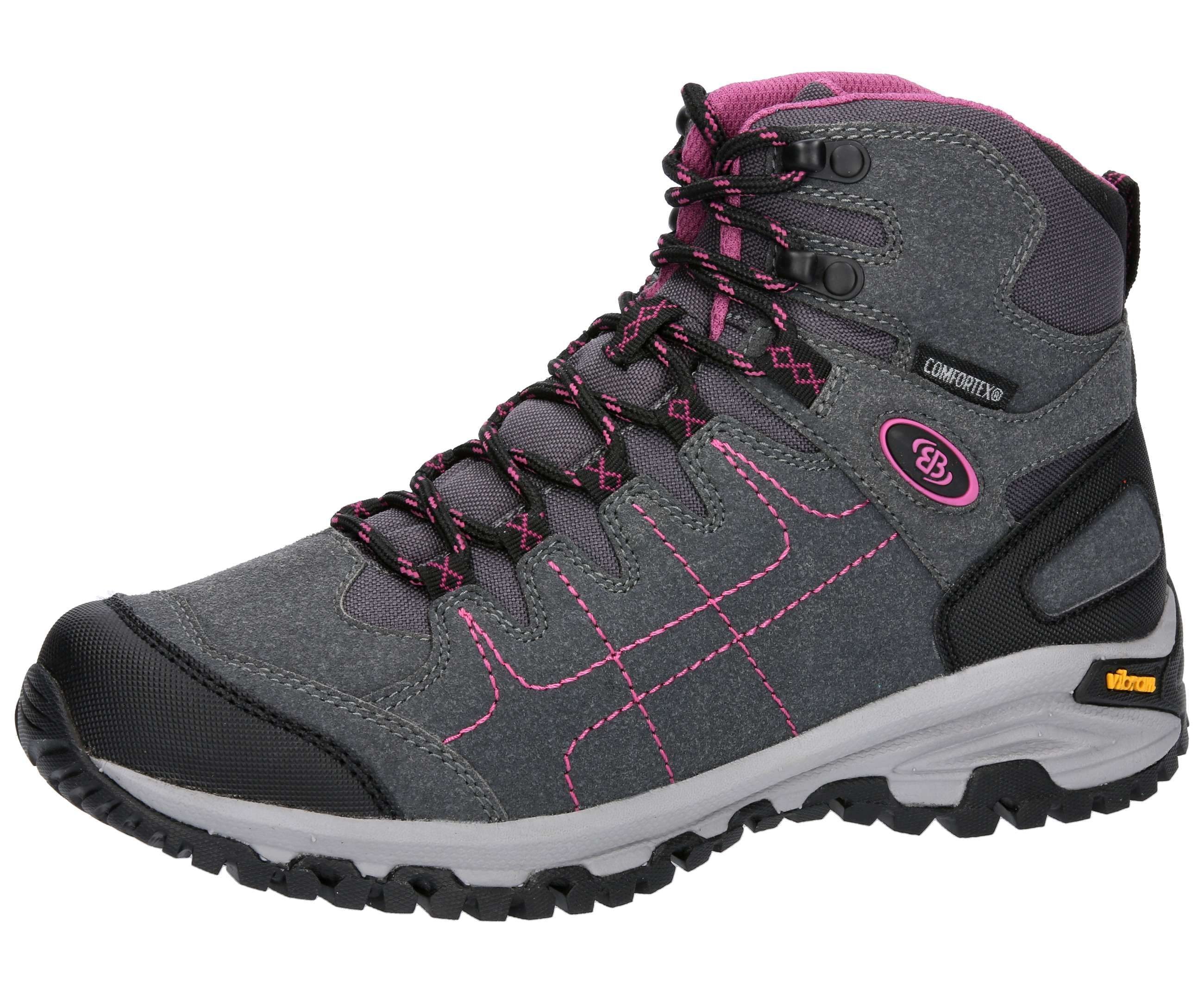 Brütting Damen Outdoorschuh »Outdoorstiefel Mount Shasta High« in grau, Größe 40