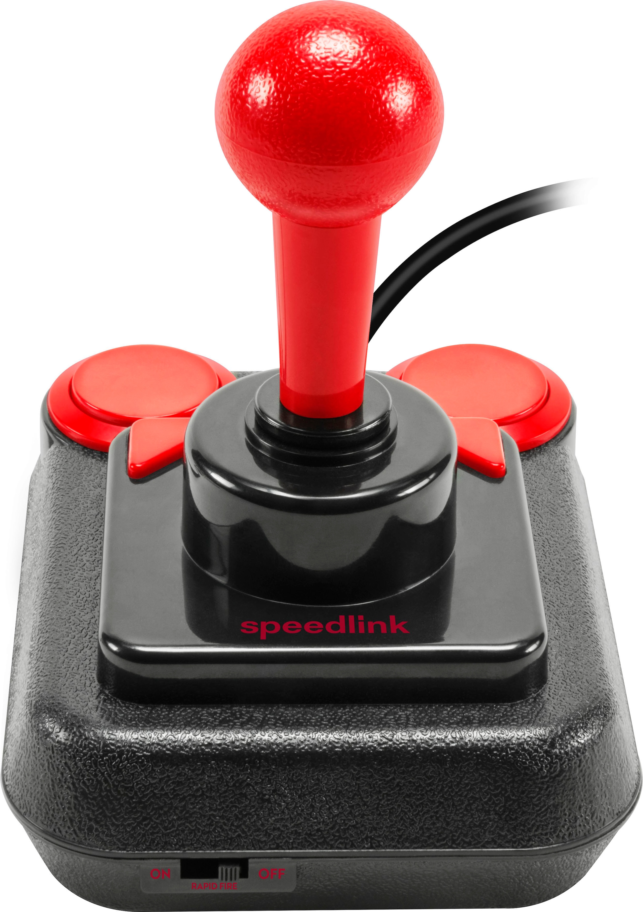 Speedlink Joystick »COMPETITION PRO EXTRA Inkl. 25 Retro-Spielen für Windows«, Vier Feuertasten und Schnellfeuer-Modus
