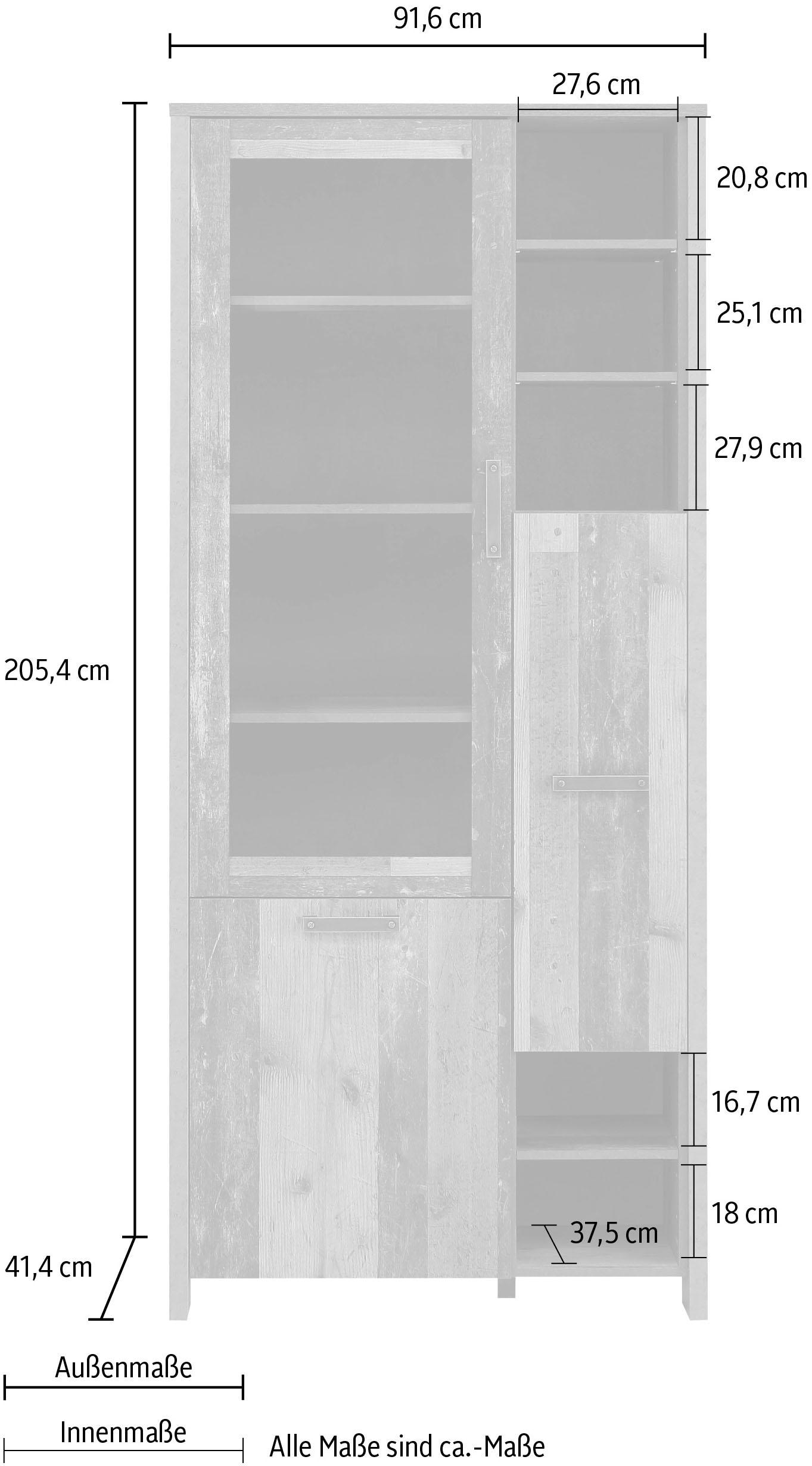 FORTE Highboard, Höhe 205 cm OTTO Online Shop