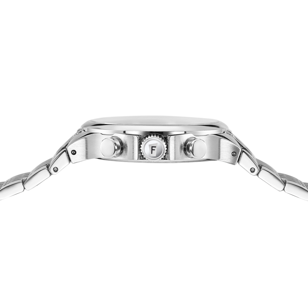 Festina »Chrono« Quarzuhr, Armbanduhr, Herrenuhr, Swiss Made, Edelstahlarmband, analog