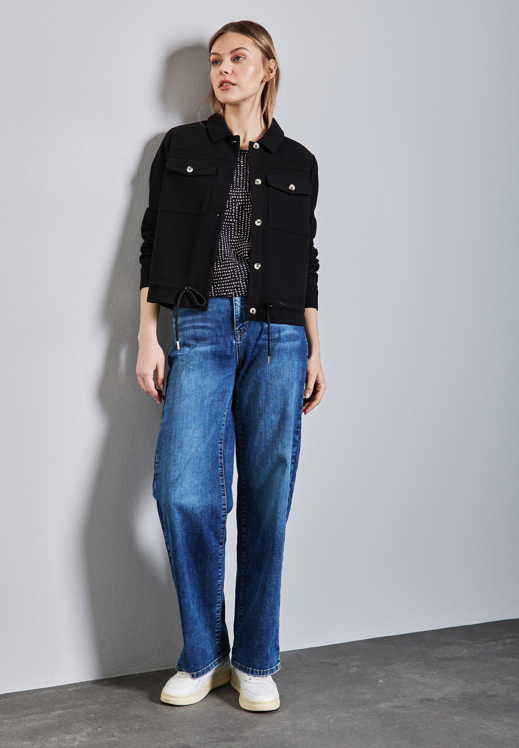 STREET ONE 3/4-Arm-Shirt »EVI«, mit All-Over Print