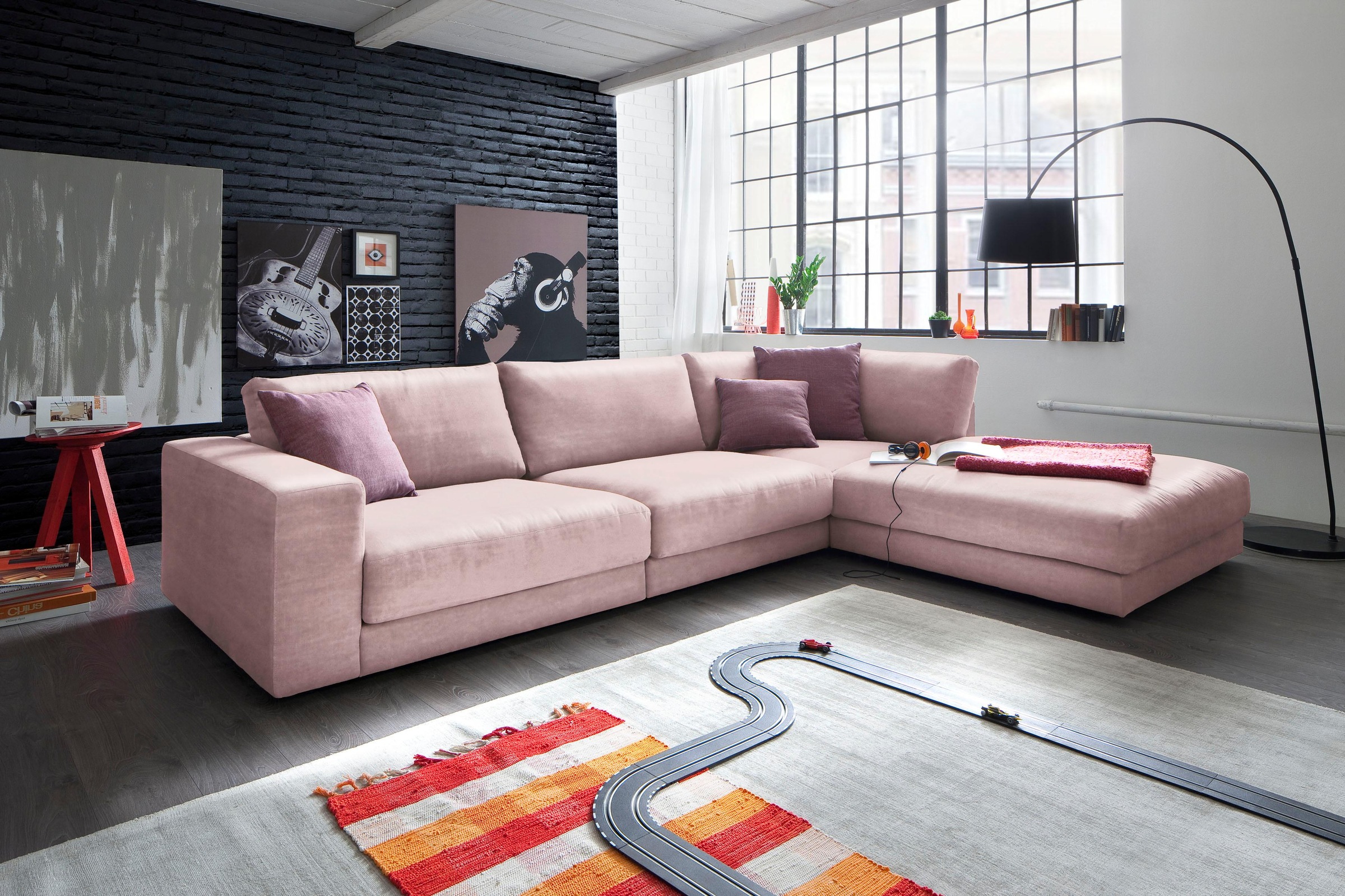 3C Candy Ecksofa »Enisa II L-Form«, bestehend aus Modulen, daher auch individuell aufstellbarbar