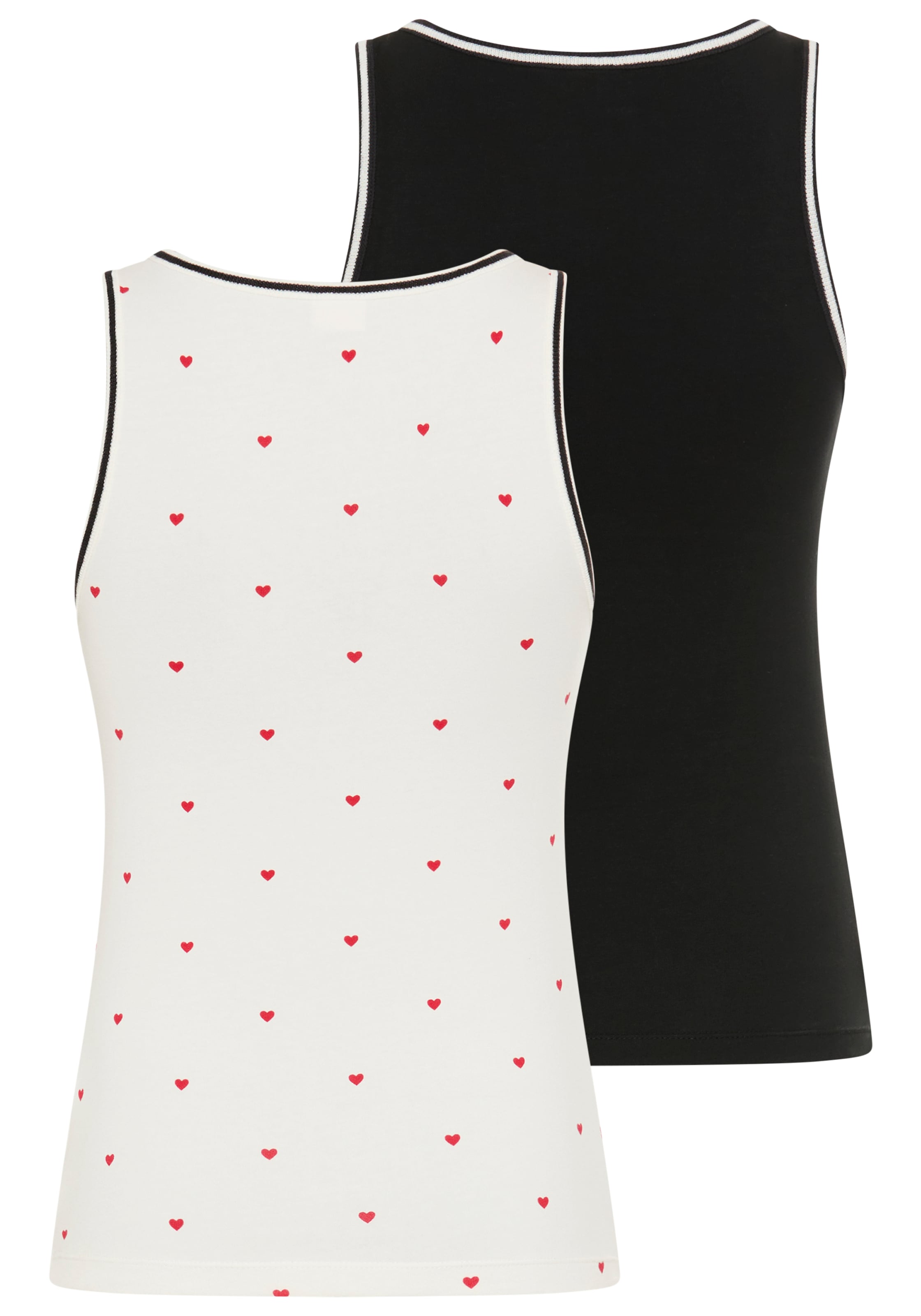 KangaROOS Trägertop figurbetonte Passform, hüftlange Länge, aus Baumwolle und Elasthan