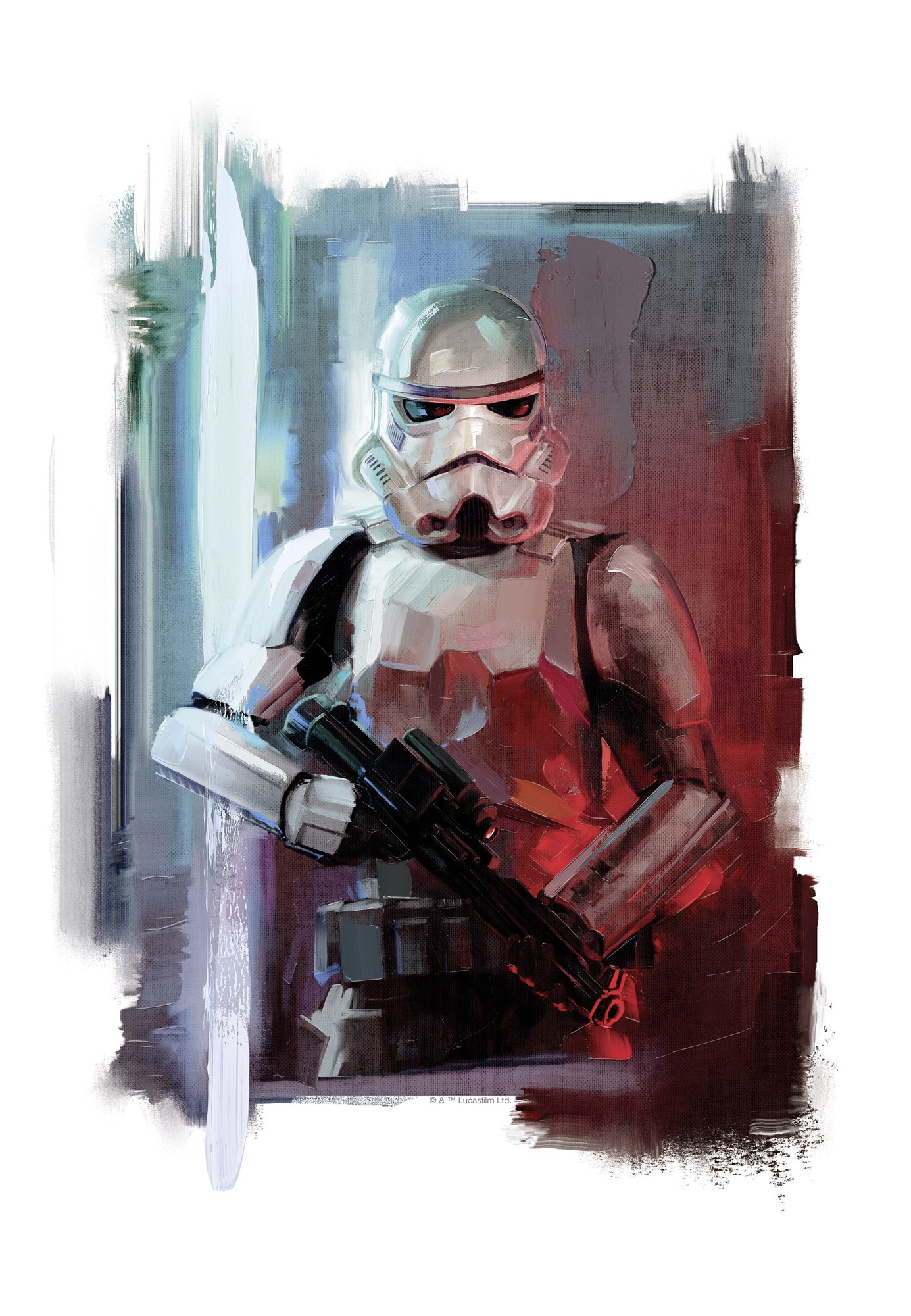 Komar Leinwandbild »Star Wars Stormtrooper Painting«, Disney, (1 St.), 40 x 60 cm (Breite x Höhe) - Kinderzimmer, Dekoration