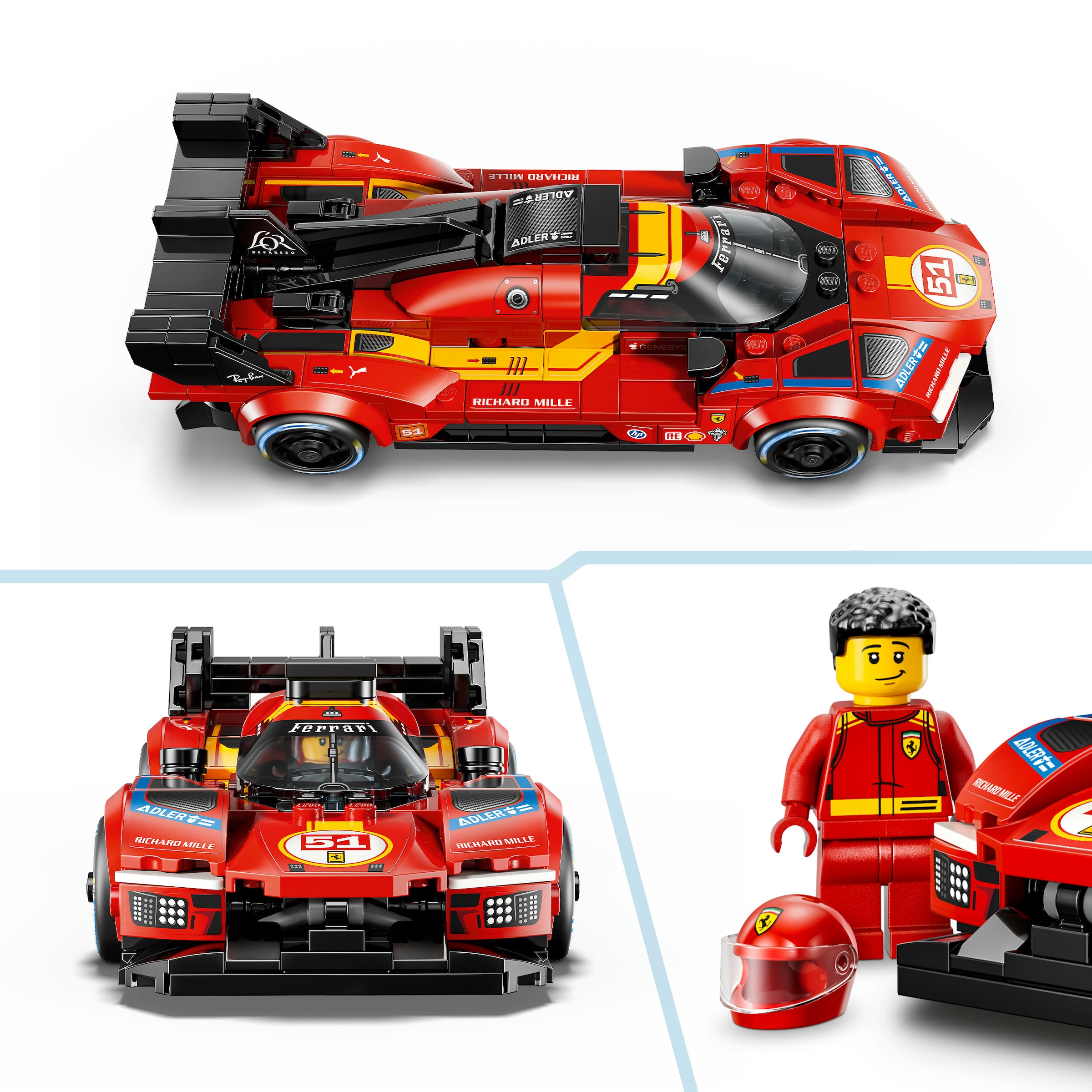 LEGO® Konstruktionsspielsteine »Ferrari 499P (77261), LEGO Speed Champions« Made in Europe