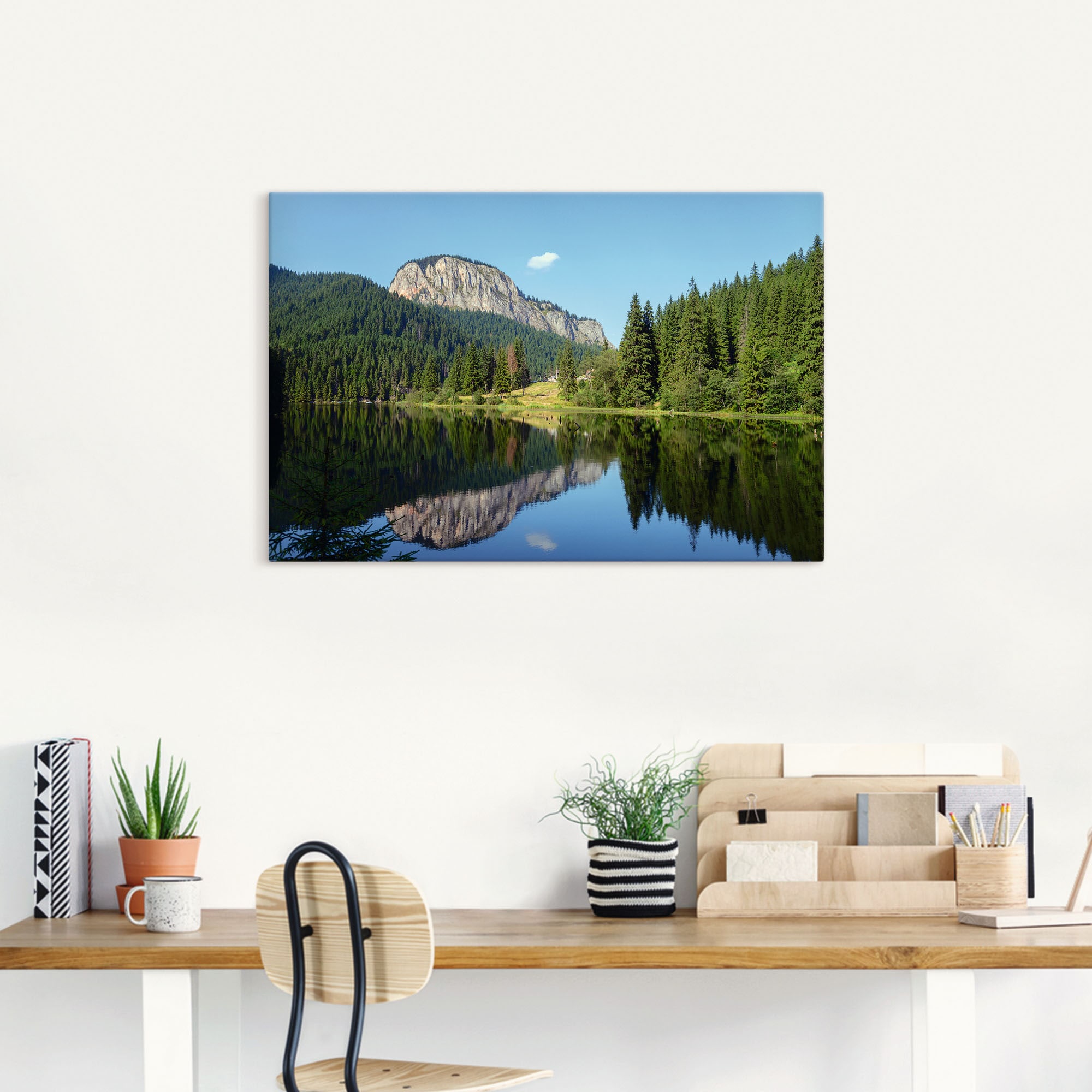 Artland Wandbild »Roter See, Ostkarpaten, Moldau, Bukowina«, Gewässer, (1 St.), als Alubild, Leinwandbild, Wandaufkleber oder Poster in versch. Größen