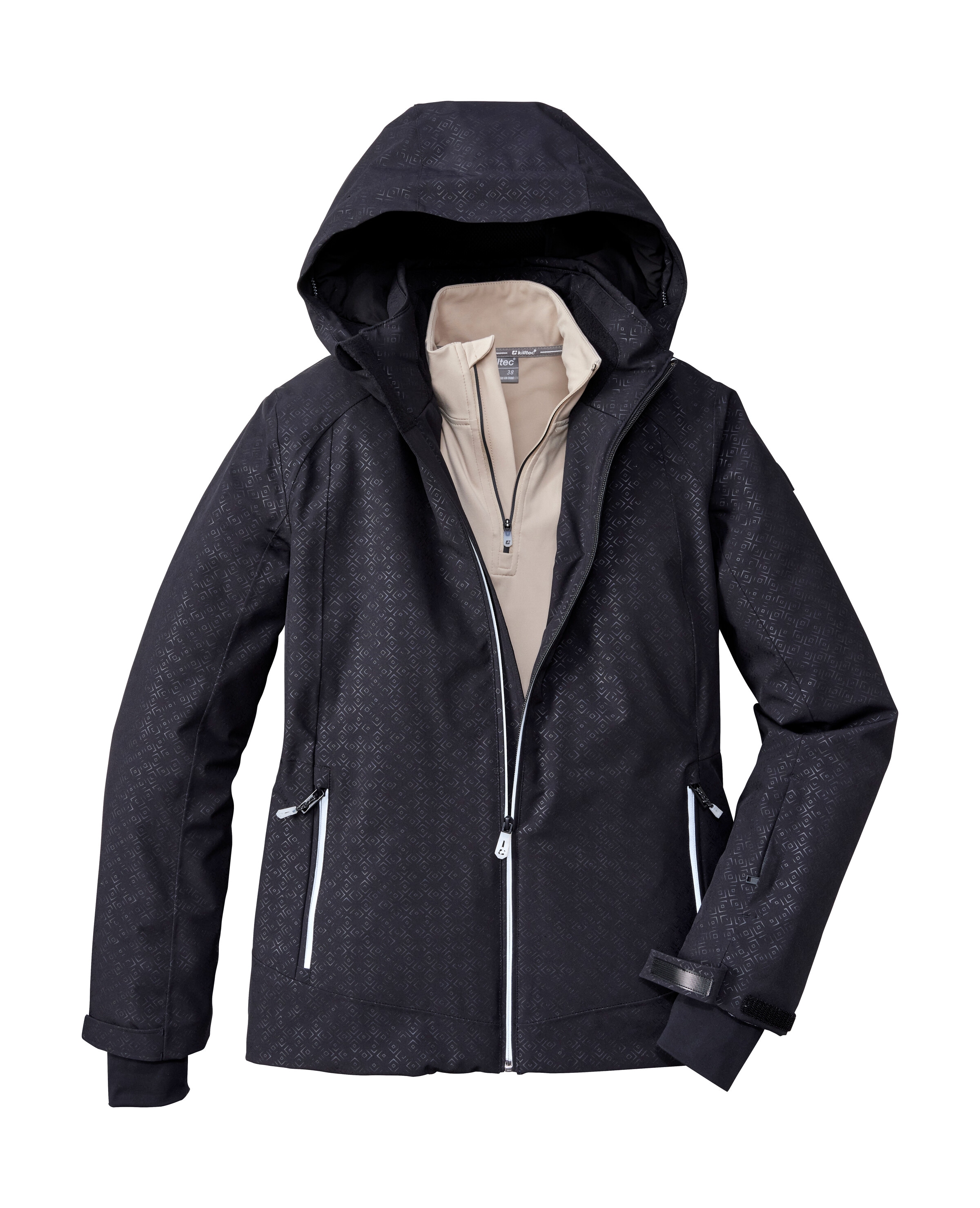 Killtec Skijacke »KSW 33 WMN SKI JCKT«, Damen Skijacke: wasserdicht, atmungsaktiv, verstellbar, PFAs-frei