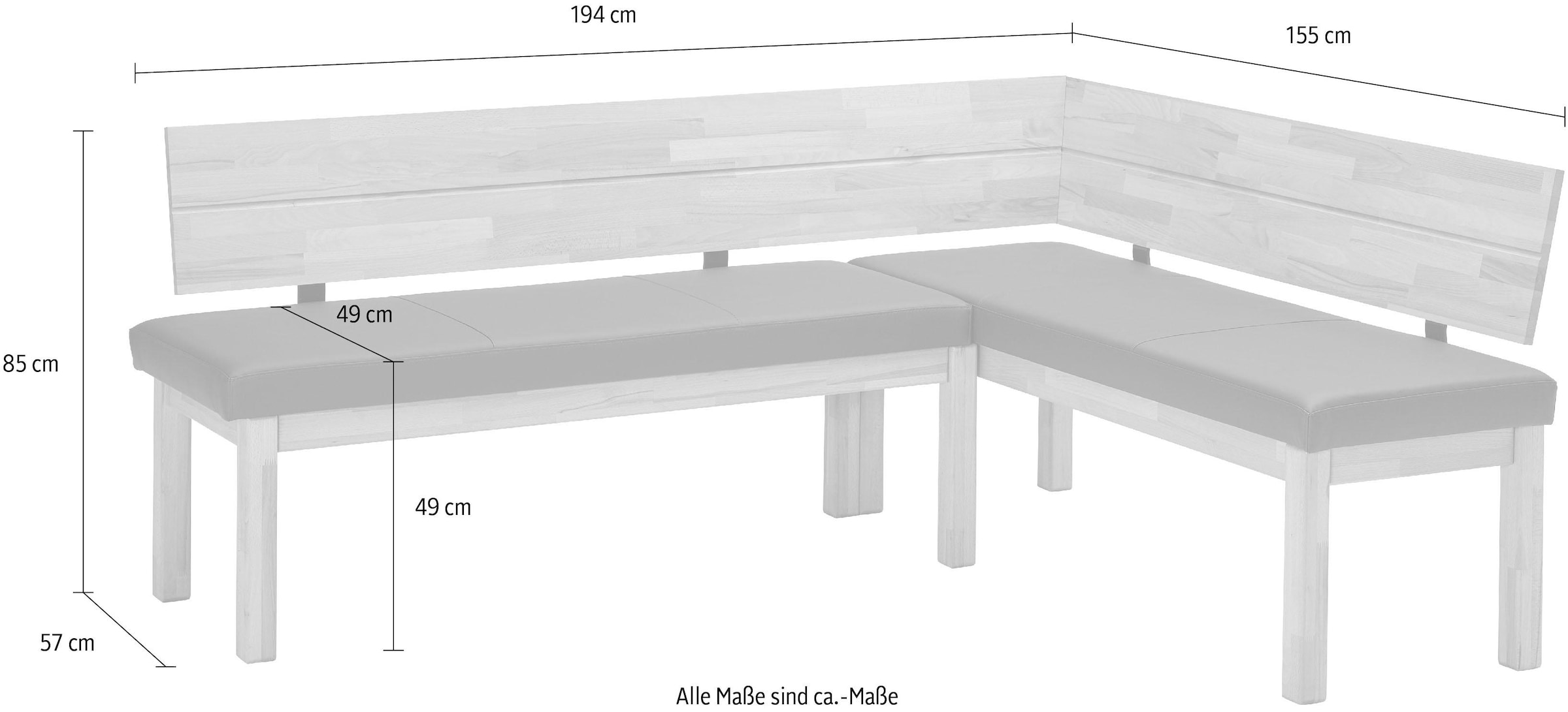 OTTO Eckbank SCHÖSSWENDER Massivholz bei »Roberto«,