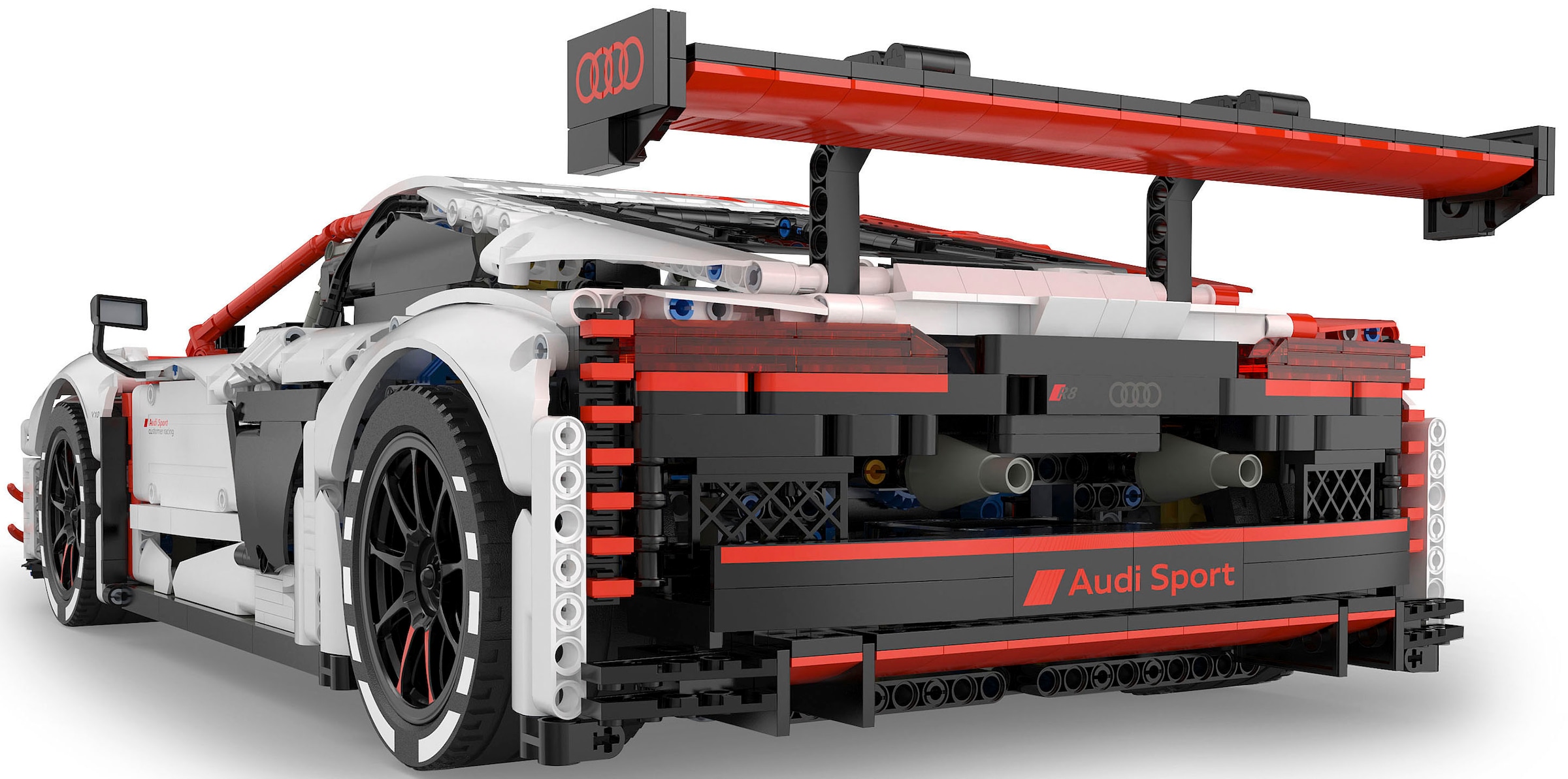 Jamara Sammlerauto »Audi R8 LMS GT3 1:8 weiß Bricks«, 1:8