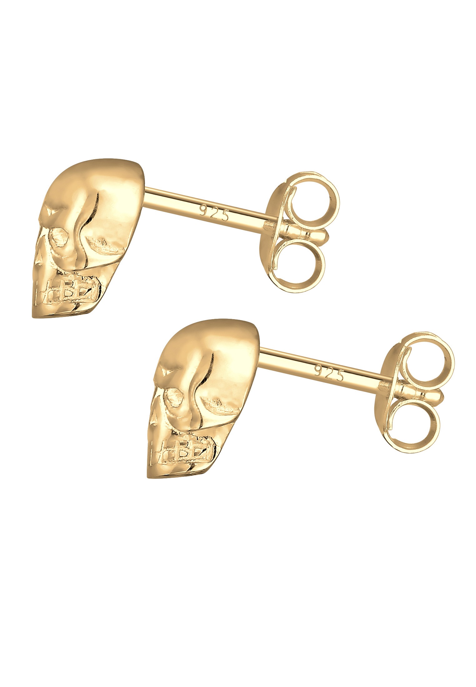 Elli Paar Ohrstecker »Ohrringe Totenkopf Rock Gothic Trend 925 Silber«