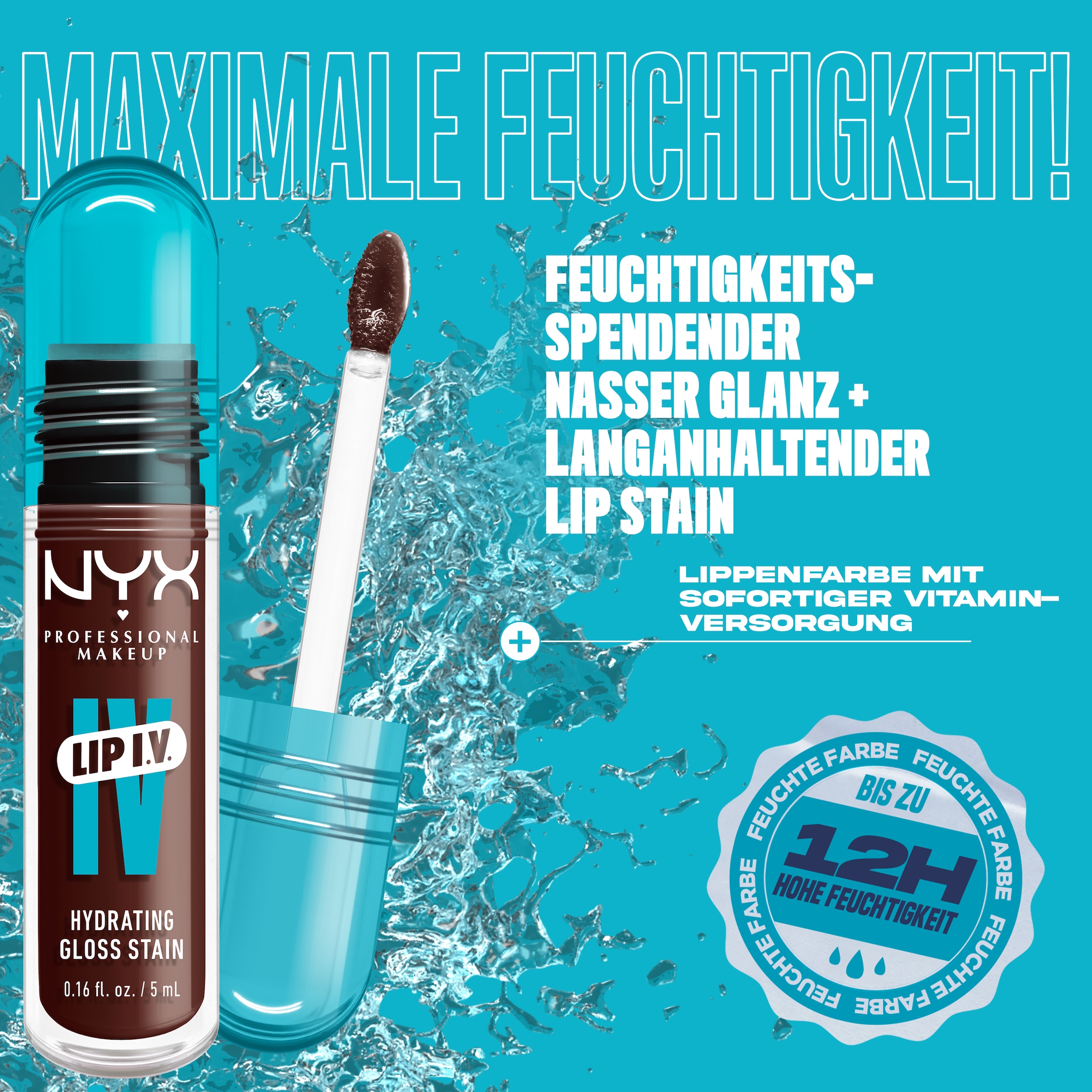 NYX Lipgloss »NYX Professional Makeup Lip IV Gloss Serum Lipgloss«