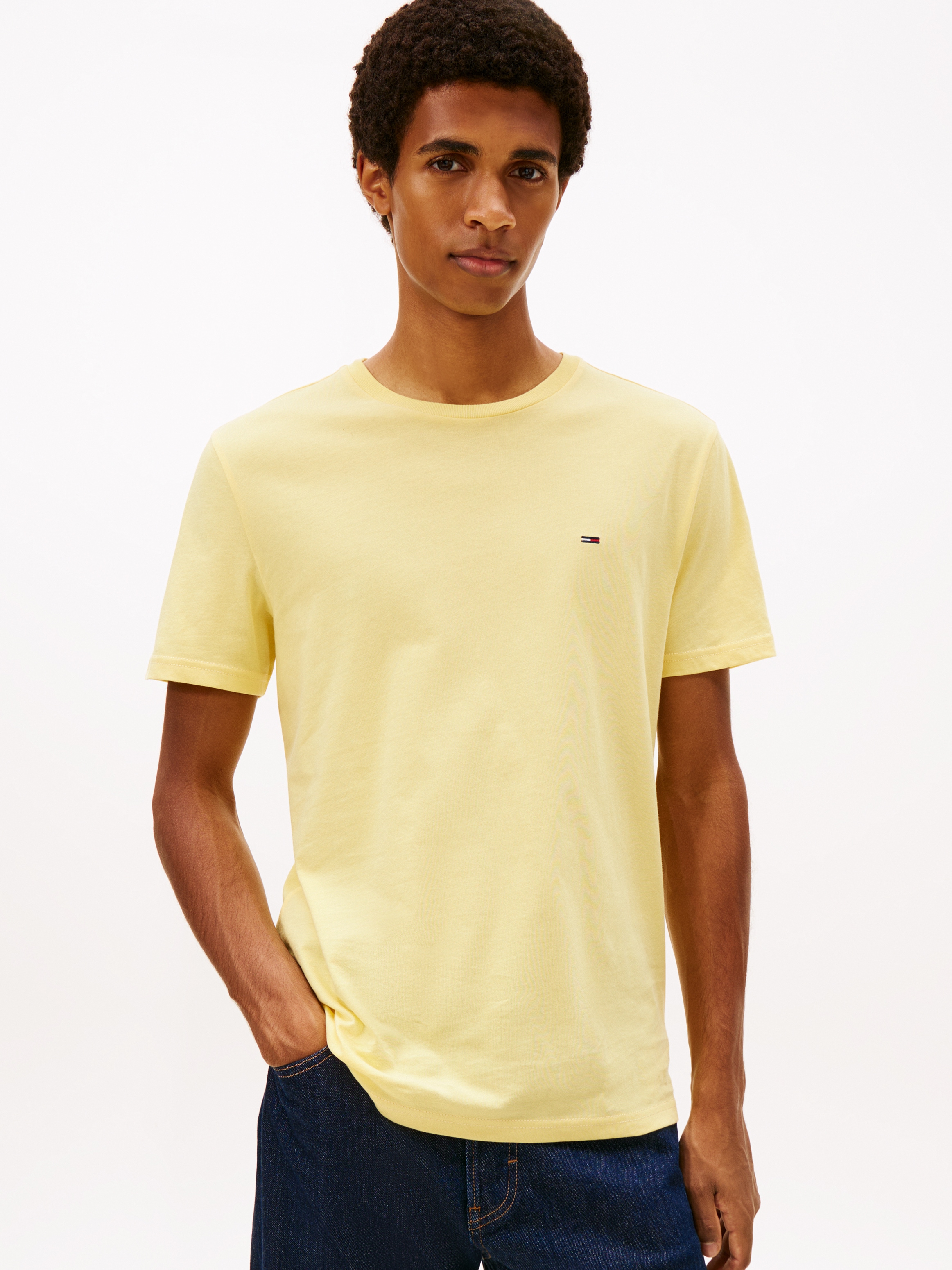 Tommy Jeans T-Shirt »TJM EXTRA SLIM 3 PACK« Packung, 3 Mit Rundhalsausschnitt