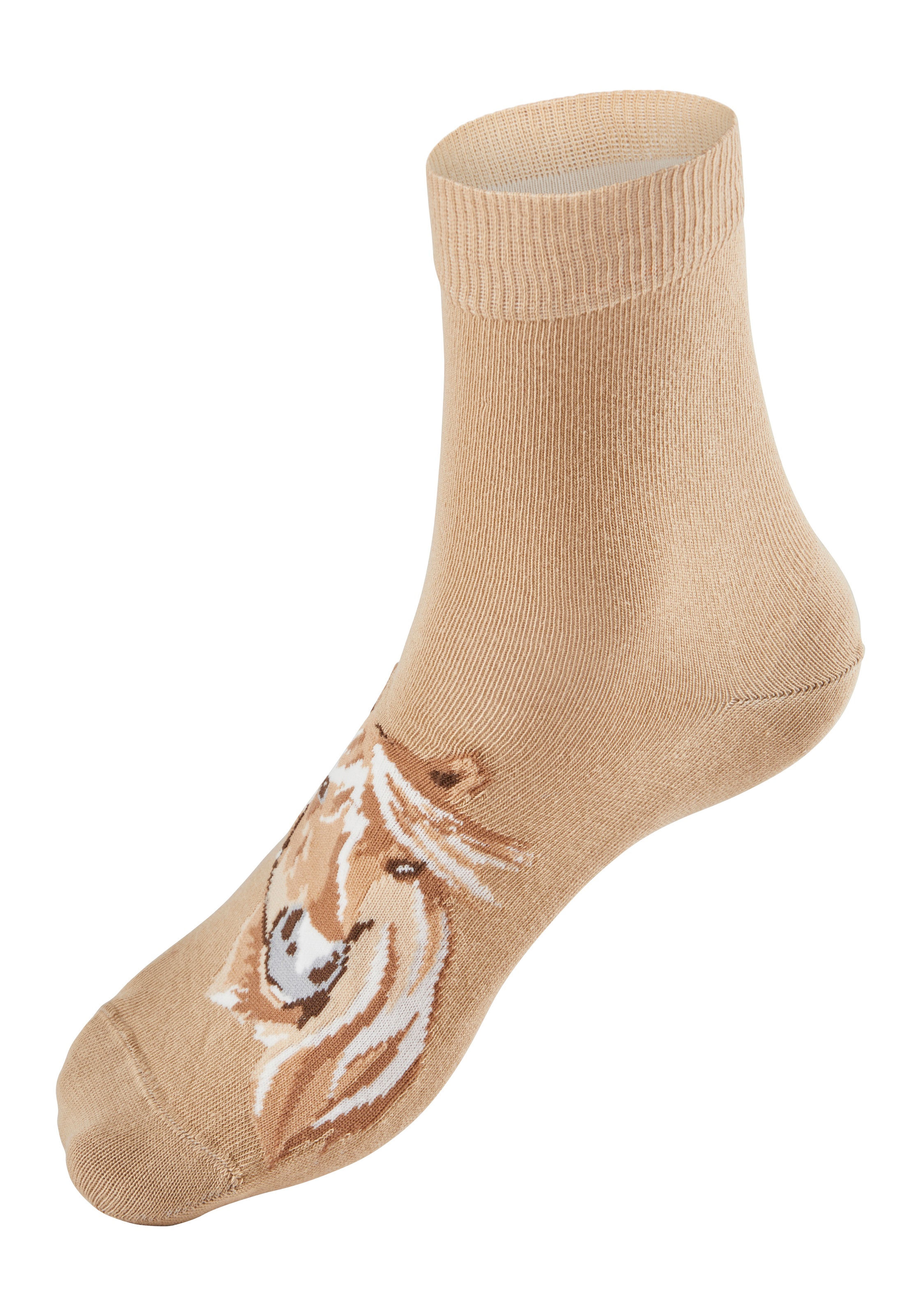H.I.S Socken, (Packung, 5 Paar), mit verschiedenen Pferdemotiven