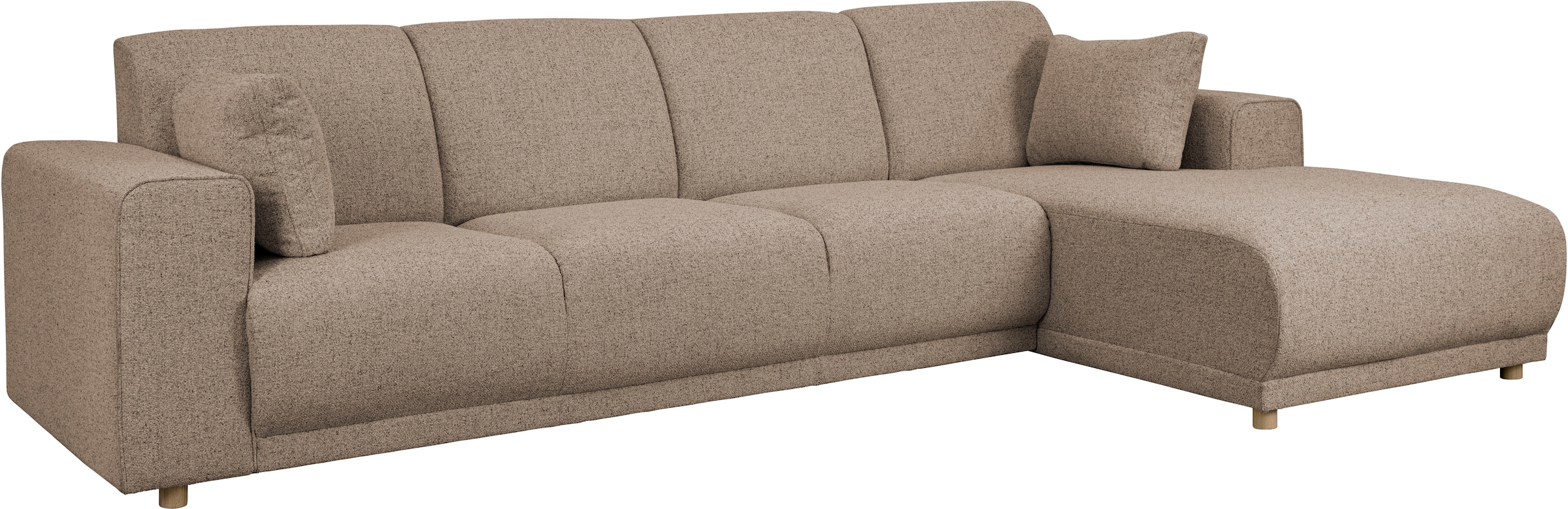 Home affaire Ecksofa »LEMPS wahlweise Recamiere links oder rechts L-Form« incl. Zierkissen, Stellmaße 297x162 cm