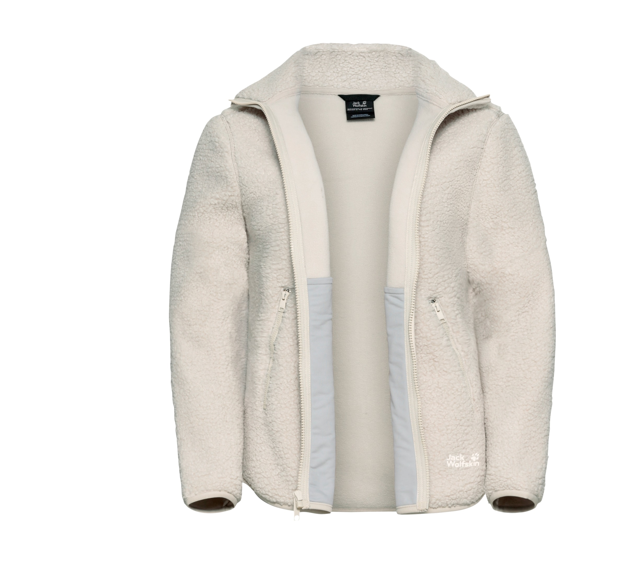 Jack Wolfskin Fleecejacke »HIGH CURL JKT W«, Wärmend, winddicht, Übergangsjacke