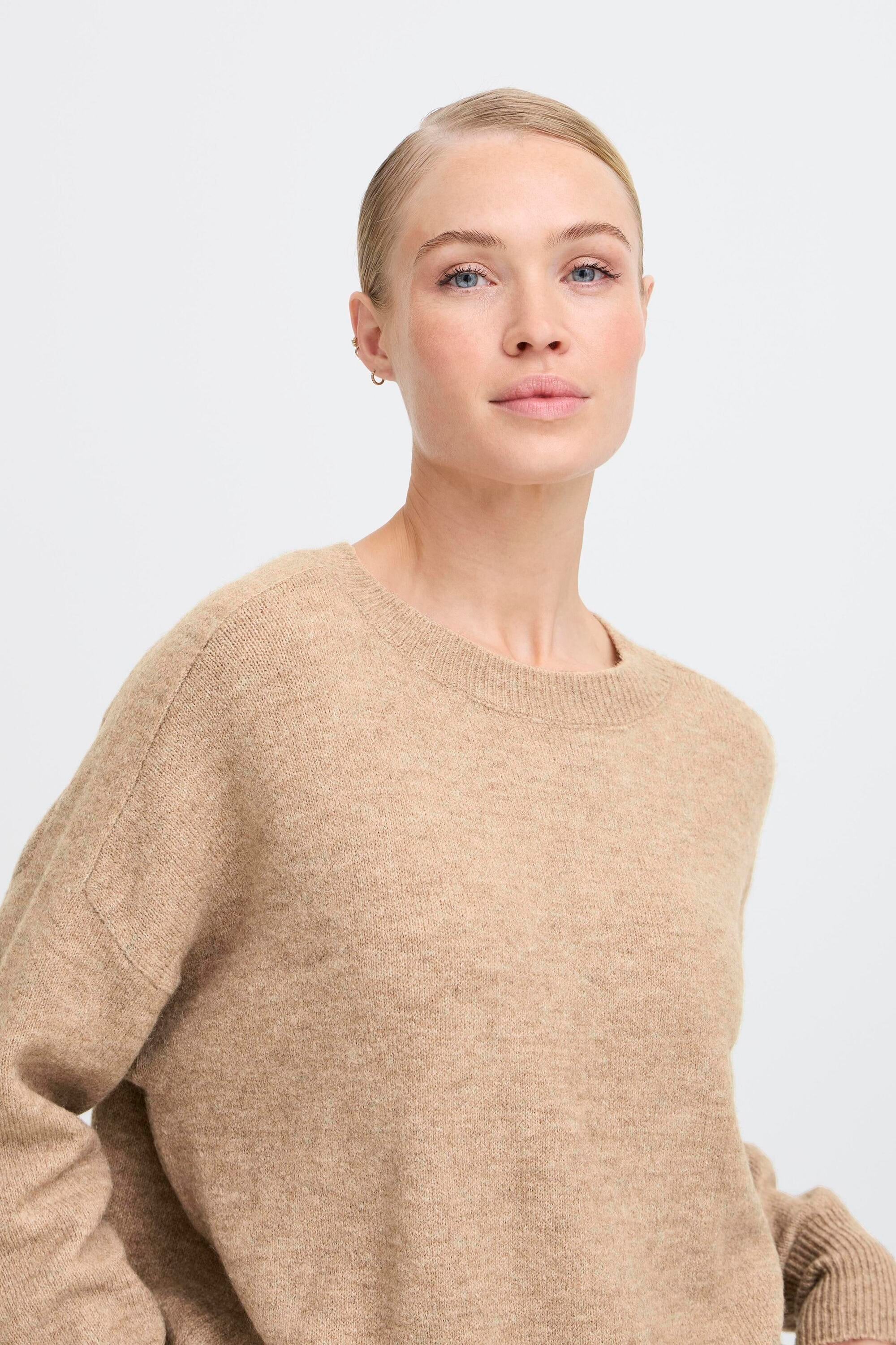 b.young Strickpullover »Langarm BYMONNA«