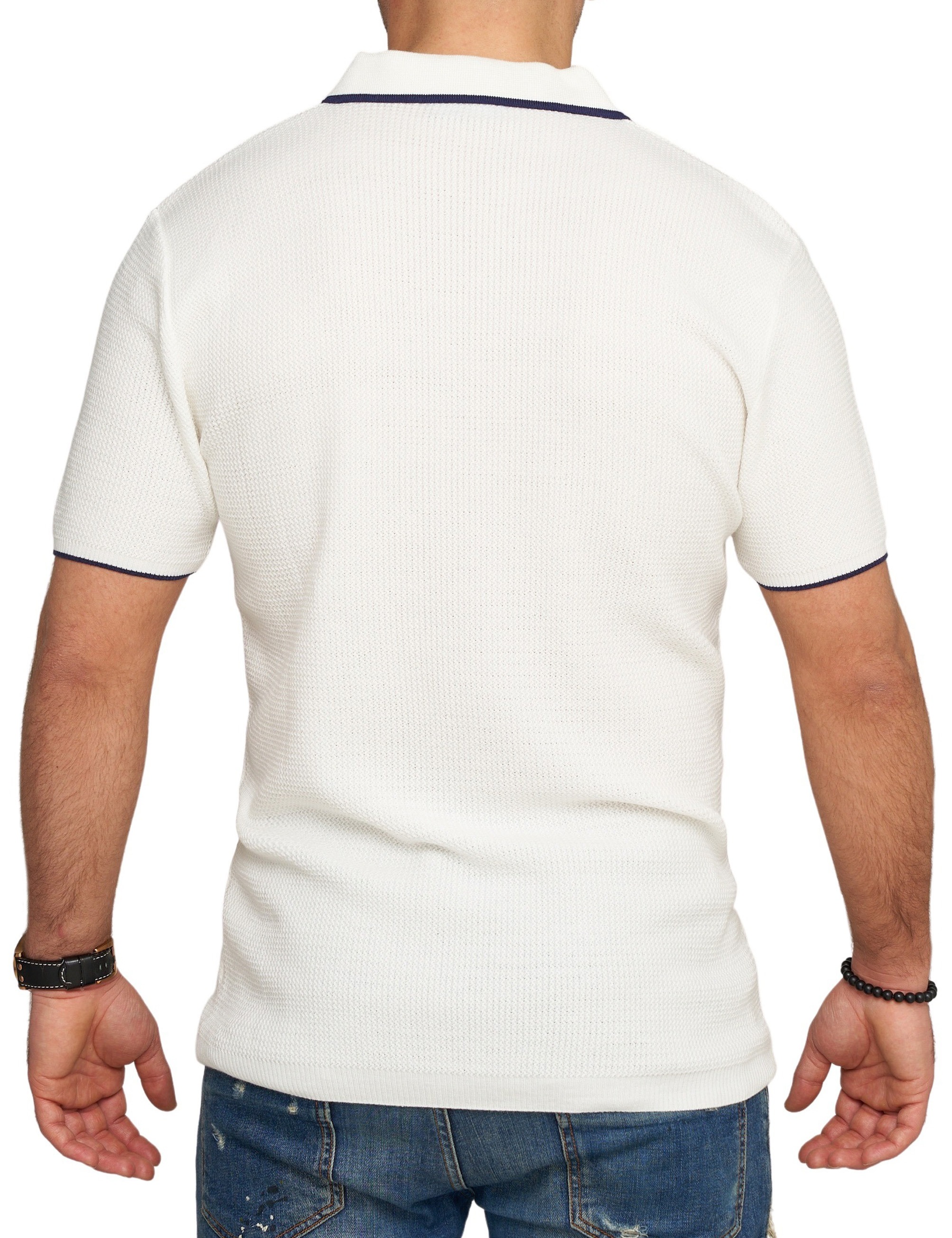 CARISMA Poloshirt »CARISMA Poloshirt CRCANOAS« Strick Kurzarm Polo T-Shirt