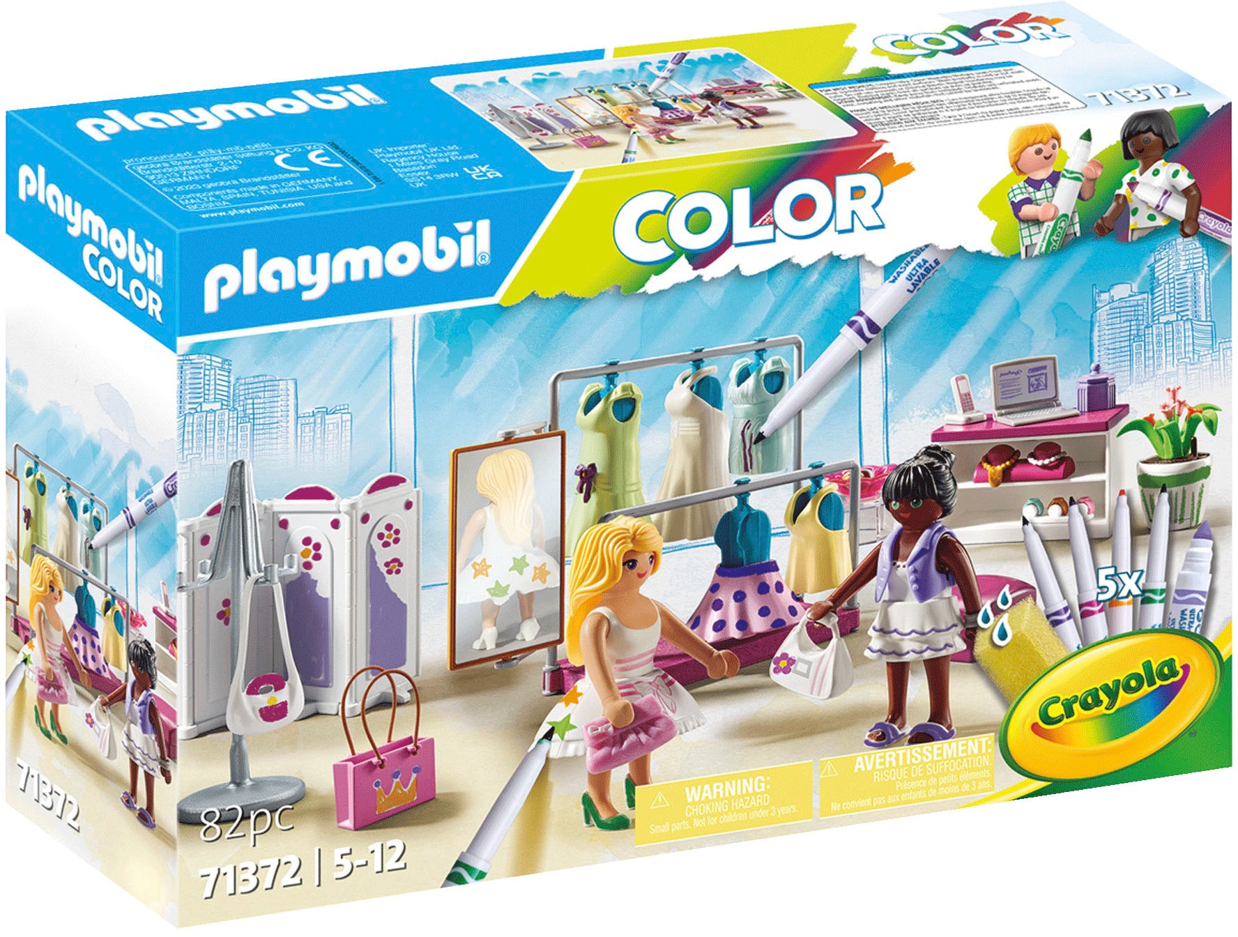Playmobil® Konstruktions-Spielset »Fashionboutique (71372), Color«, (82 St.)