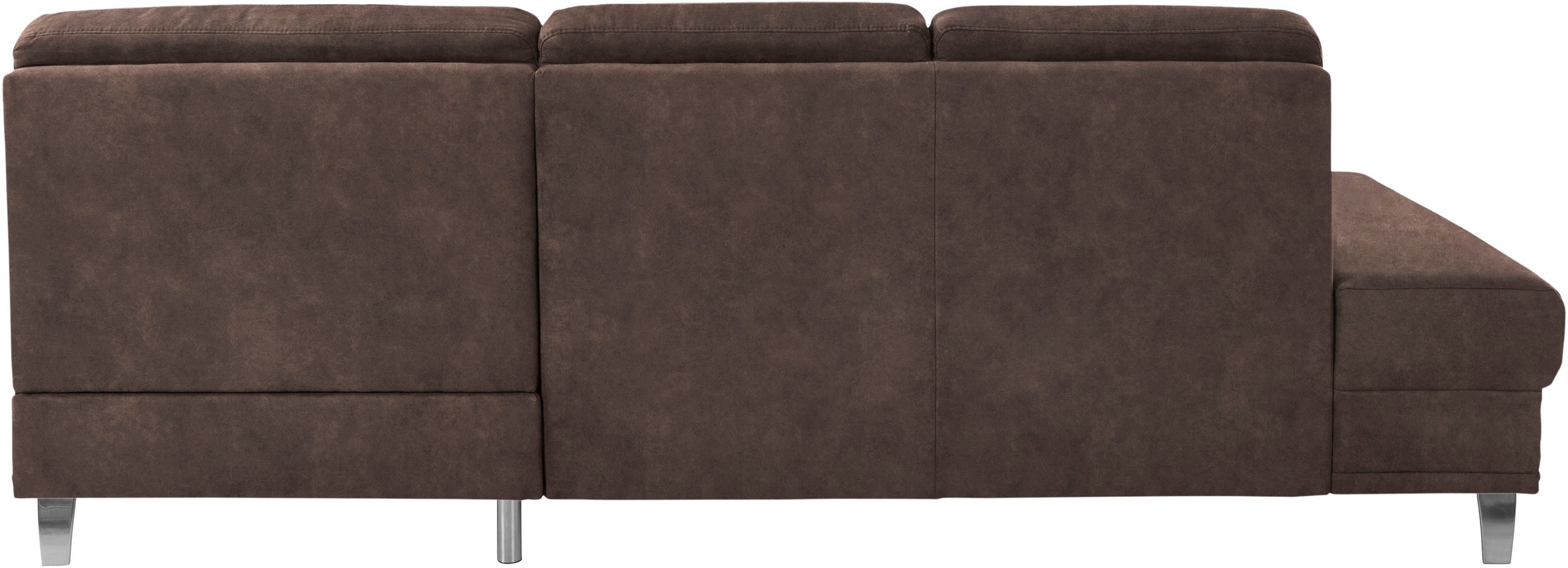 sit&more Ecksofa »Clio L-Form«, wahlweise mit Bettfunktion oder Vorziehsitz und Bettkasten, Federkern