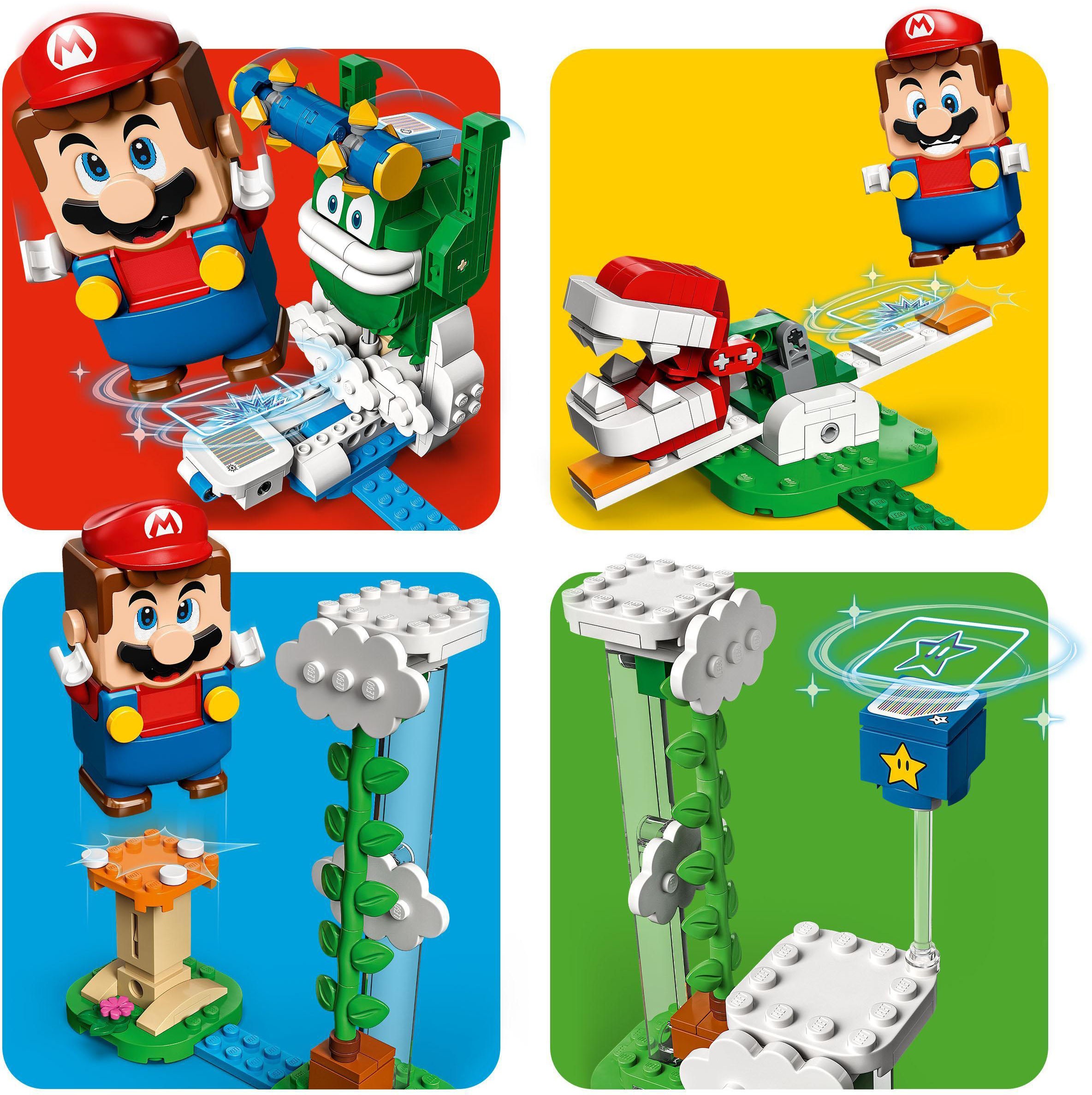 LEGO® Konstruktionsspielsteine »Maxi-Spikes Wolken-Challenge – Erweiterungsset (71409)«, (540 St.), LEGO® Super Mario