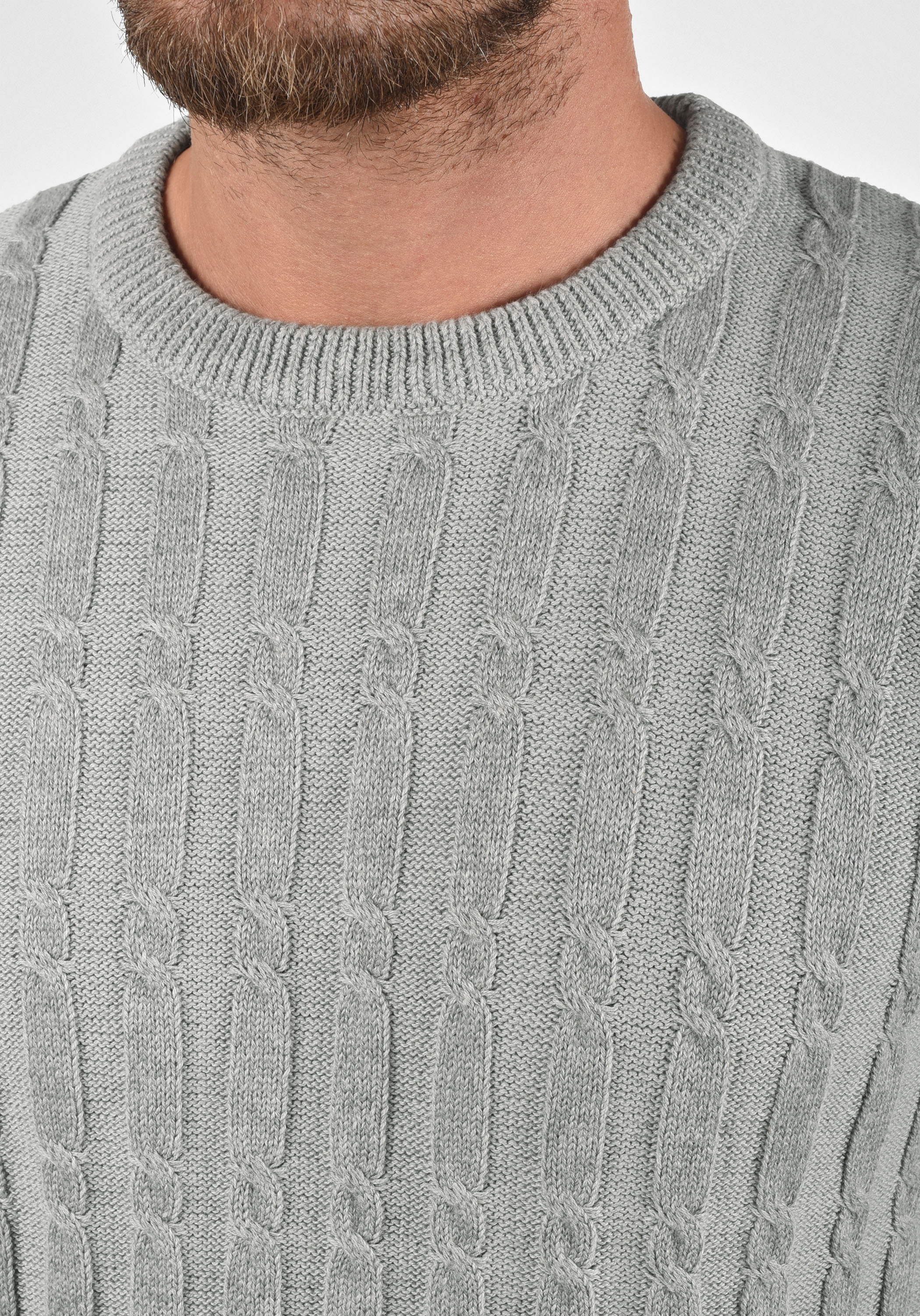Indicode Strickfleece-Pullover »Strickpullover IDPauletta«