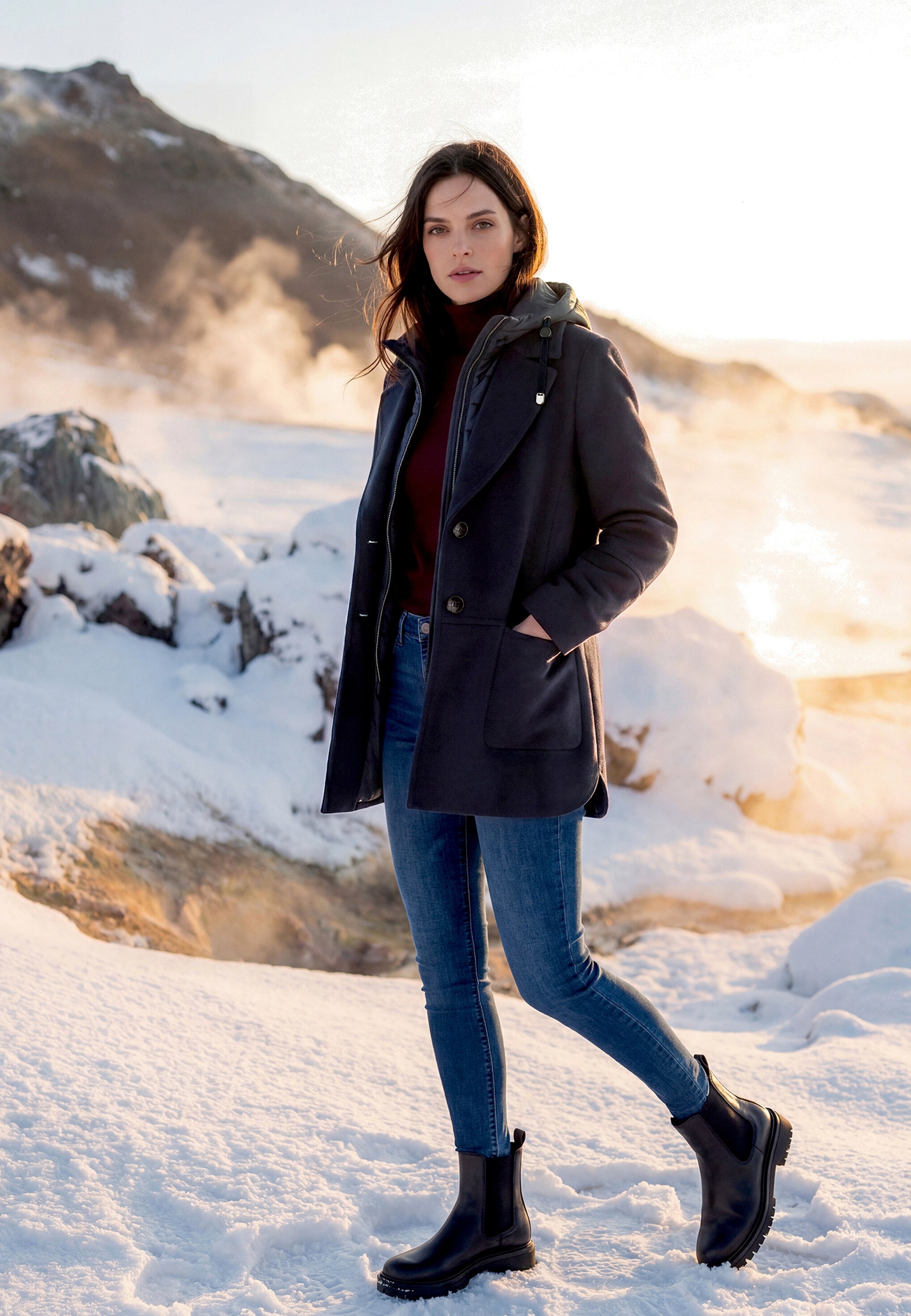 Gil Bret Winterjacke »Winterjacke mit abnehmbarem Westenteil«