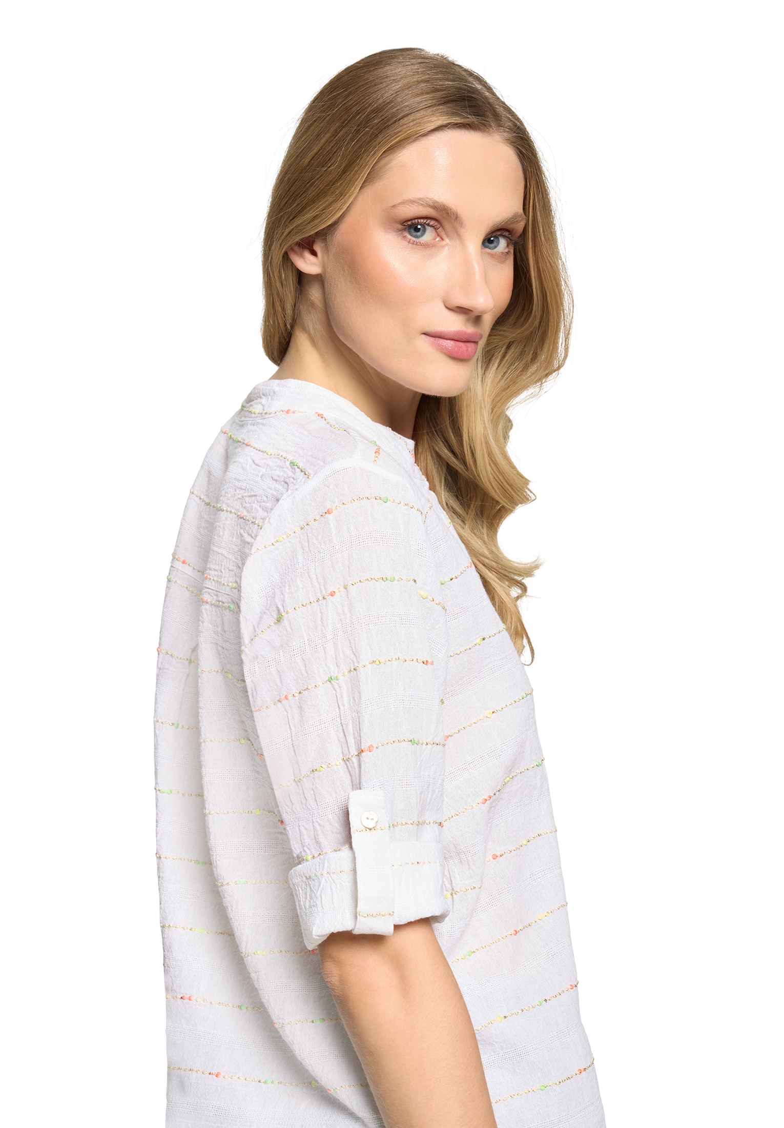 Cartoon Klassische Bluse »Casual-Bluse mit Lurexfaden«