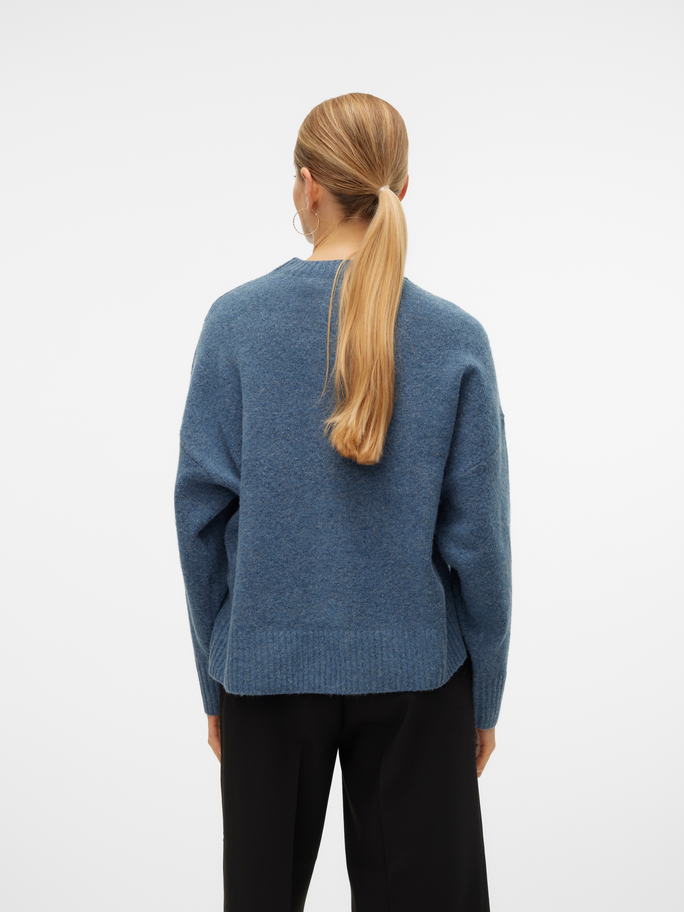 Vero Moda Strickpullover »VMBOOM LS O-NECK PULLOVER GA NOOS«