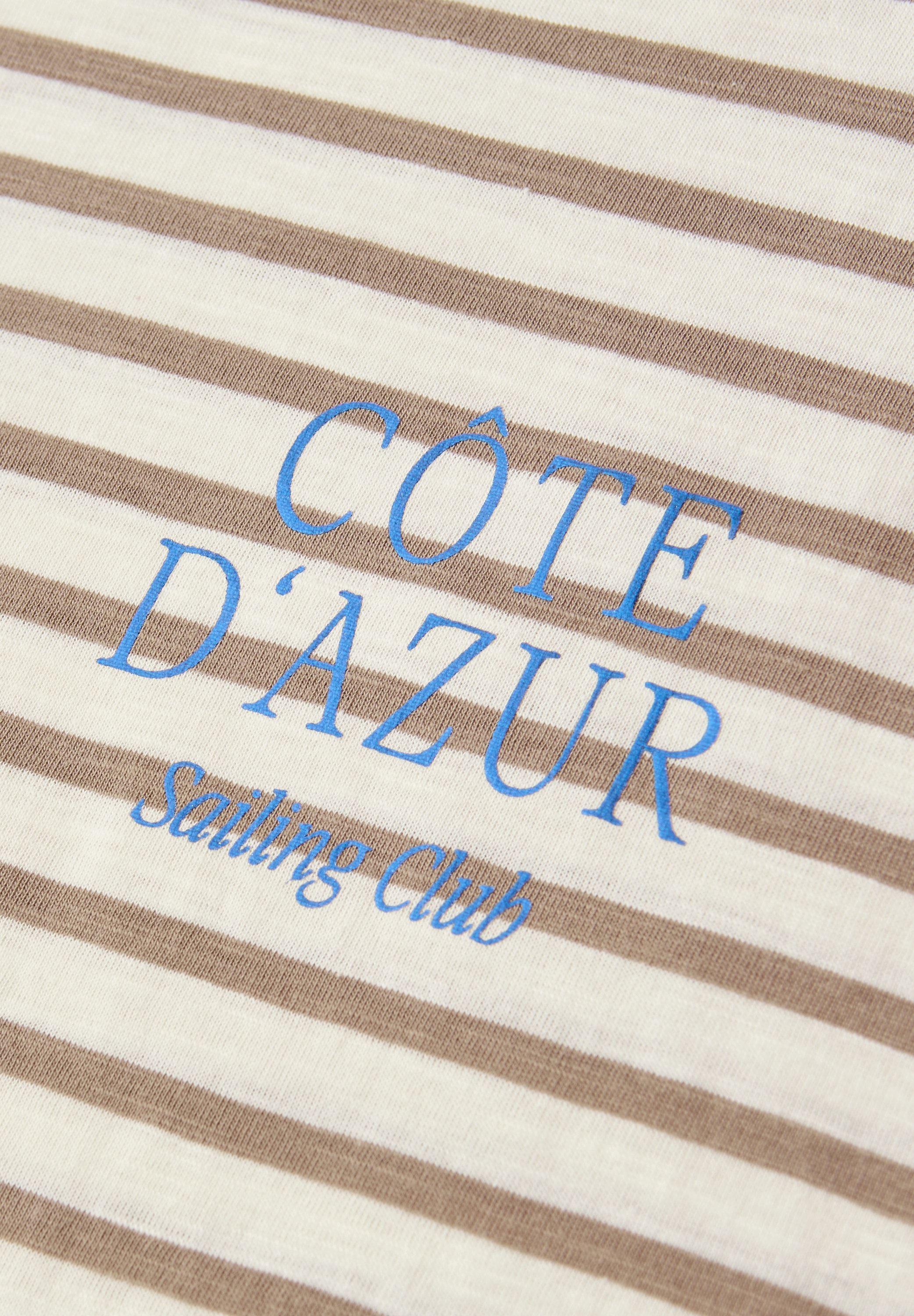 STREET ONE Rundhalsshirt Sommershirt mit Streifen