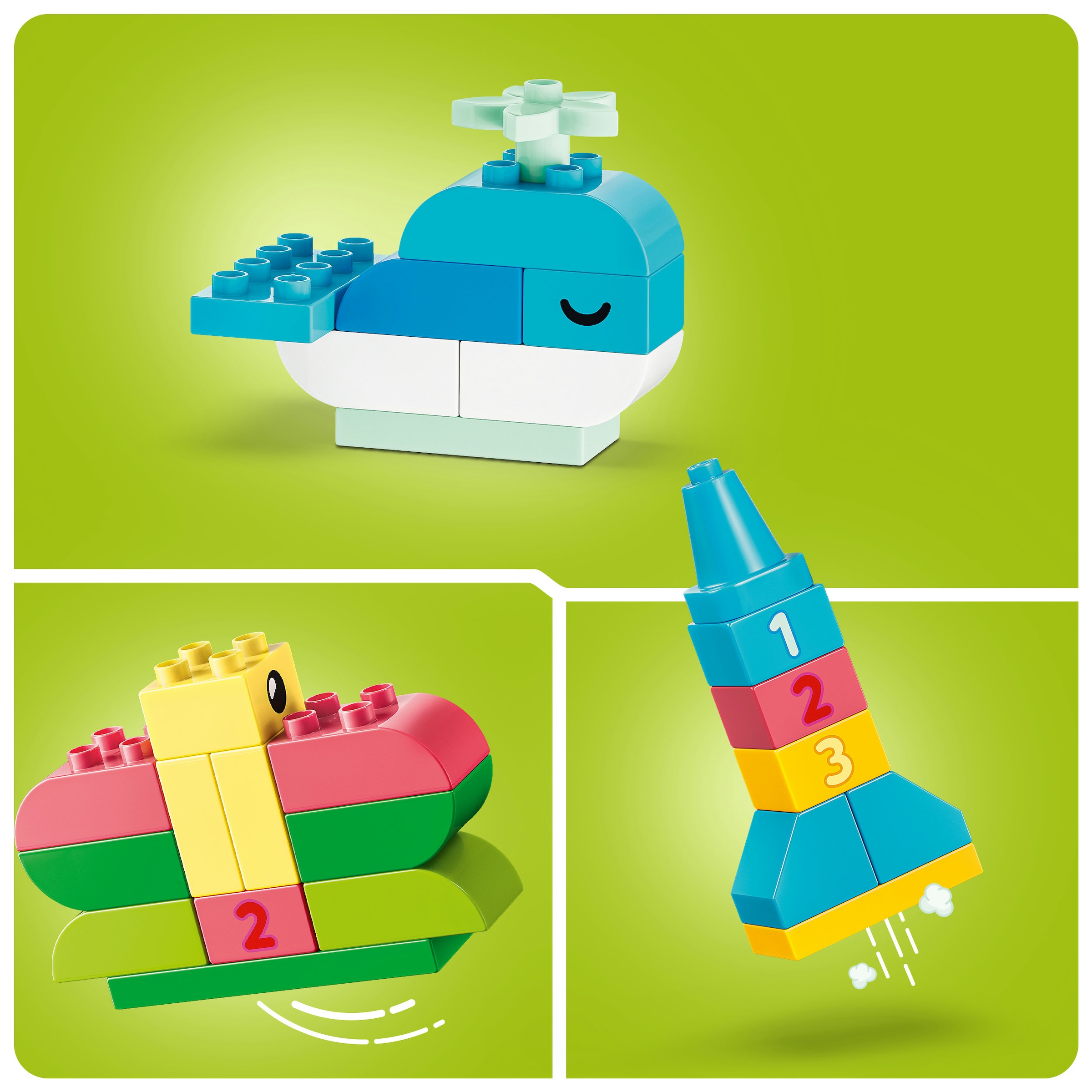 LEGO® Konstruktionsspielsteine »Bunte Kreativbox (10479), LEGO DUPLO Classic« Made in Europe