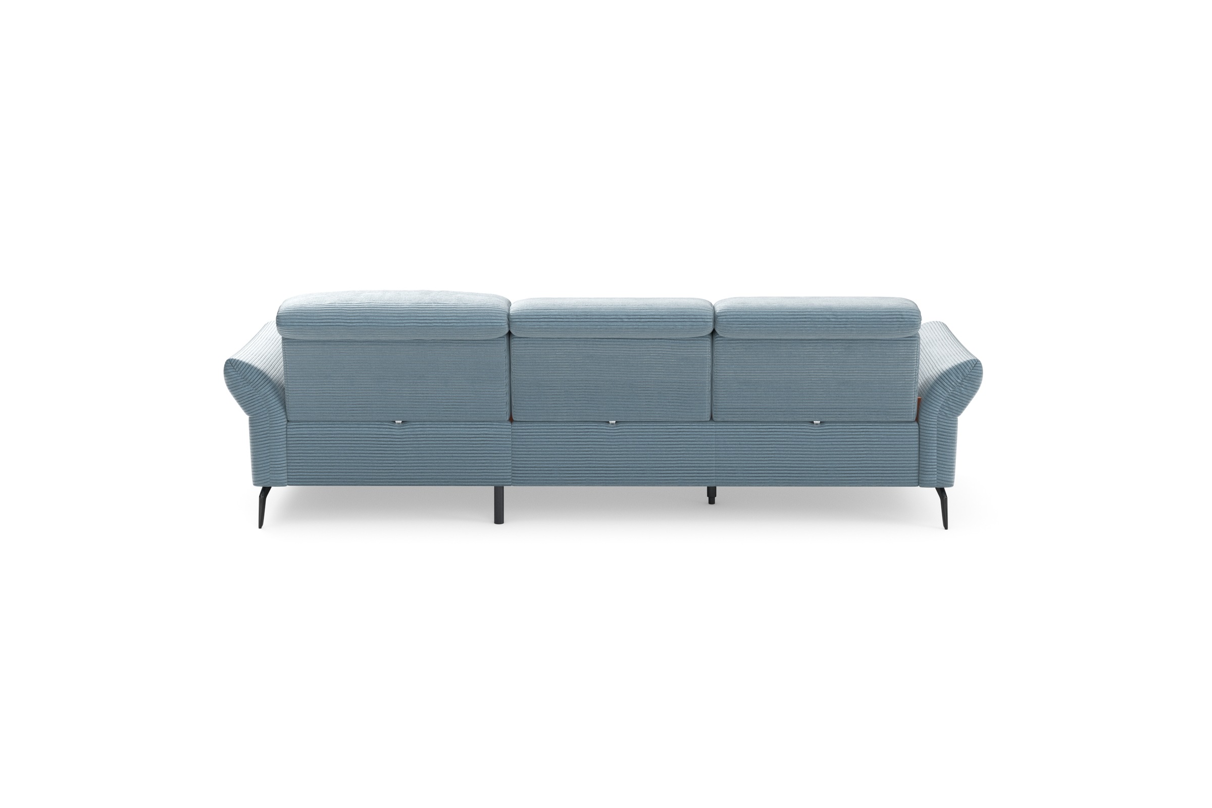 INOSIGN Ecksofa »Coco L-Form«, Sitztiefen-, Arm- und Kopfteilverstellung, Cord-Bezug, Fußhöhe 15 cm