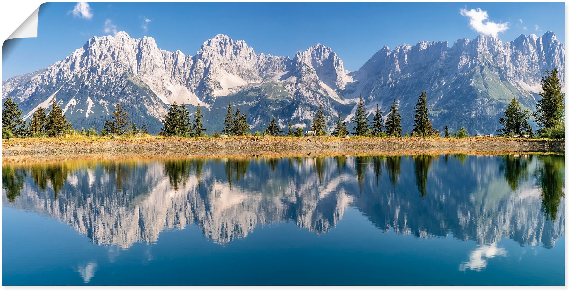 als Berge Größen oder & OTTO Alubild, »Kaisergebirge in St.), (1 Leinwandbild, Poster Tirol«, versch. bestellen Alpenbilder, bei Wandbild Artland Wandaufkleber